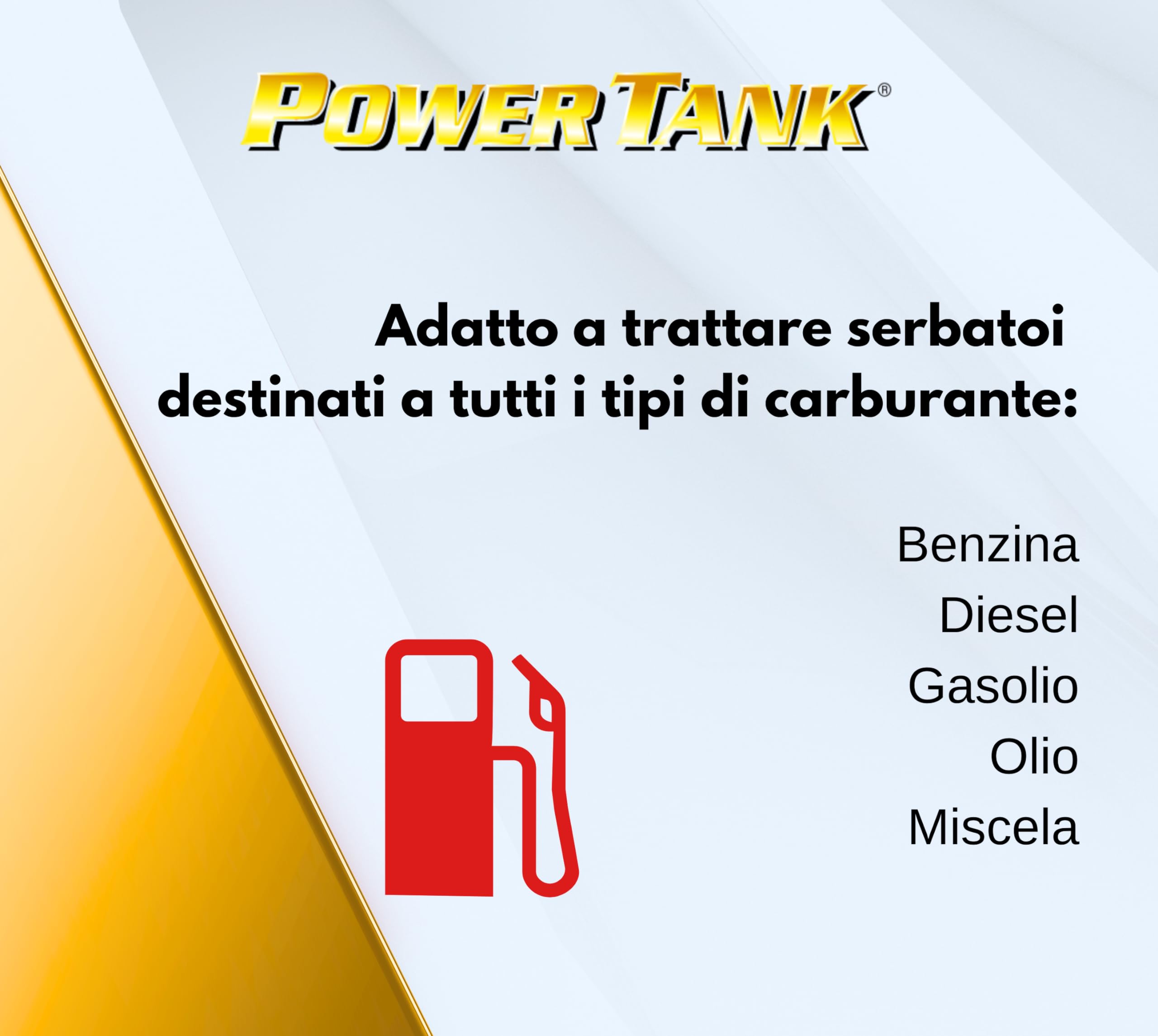 POWER TANK Gum - Trattamento Serbatoio Moto (8/10 Litri) Kit Piccolo Small 350 gr per Interno Serbatoi Elimina la Ruggine Ripara Protegge Arrugginito da Moto d'Epoca Ciao Scooter con Antiruggine