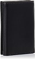 Vista 2 de Timberland Men's Leather Trifold Wallet with ID Window Negro