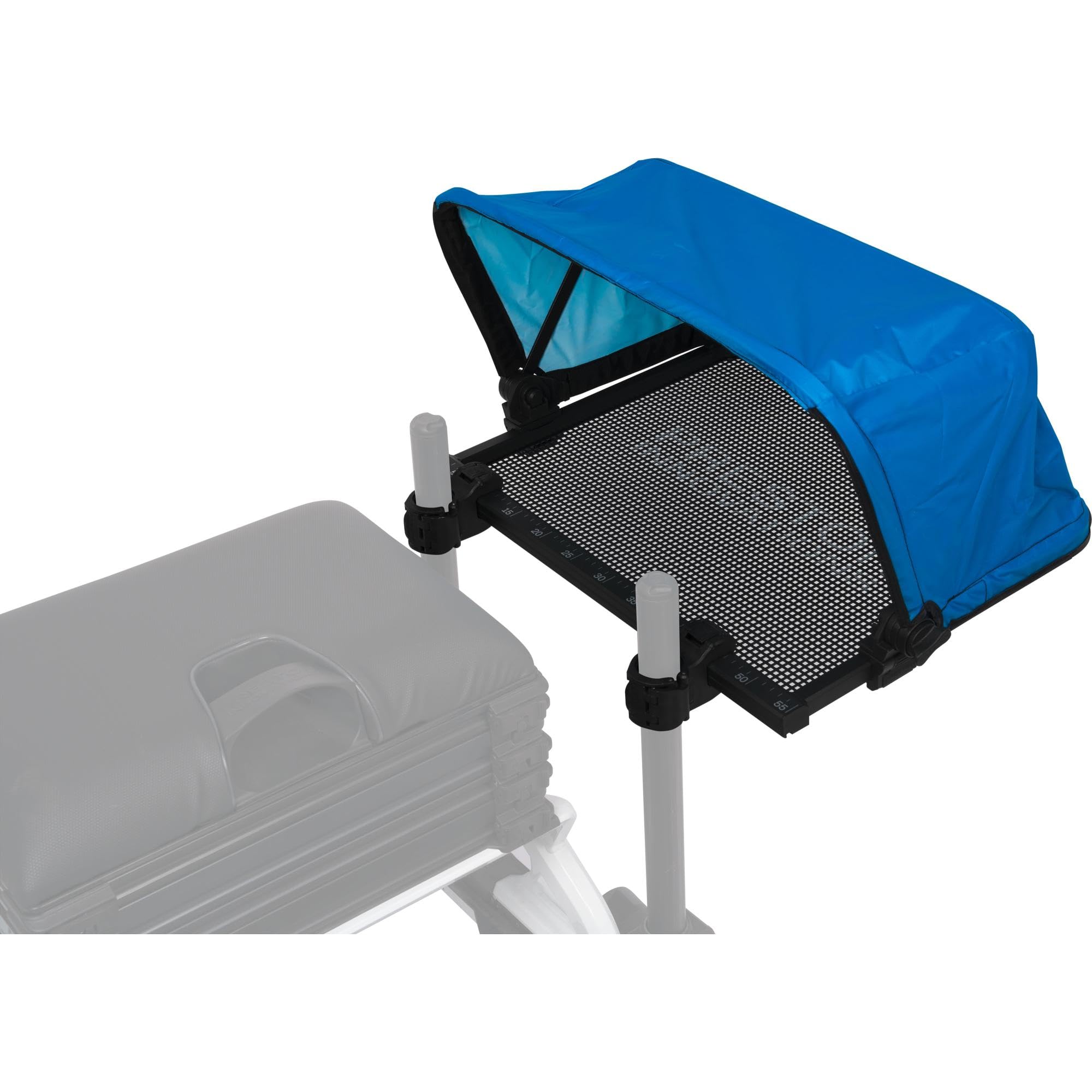 Preston Innovations Ventalite Large Hoodie Side Tray | Match Fishing Side Tray with Waterproof Cover | Holds 6 Bait Tubs | Snap Lok Design for Quick Removal | Ventamesh Base | Code P0110112
