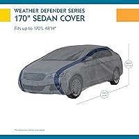 Vista 3 de Funda para autos Duck Covers Weather Defender, se adapta a sedanes de hasta 14 pies 2 pulgadas de largo
