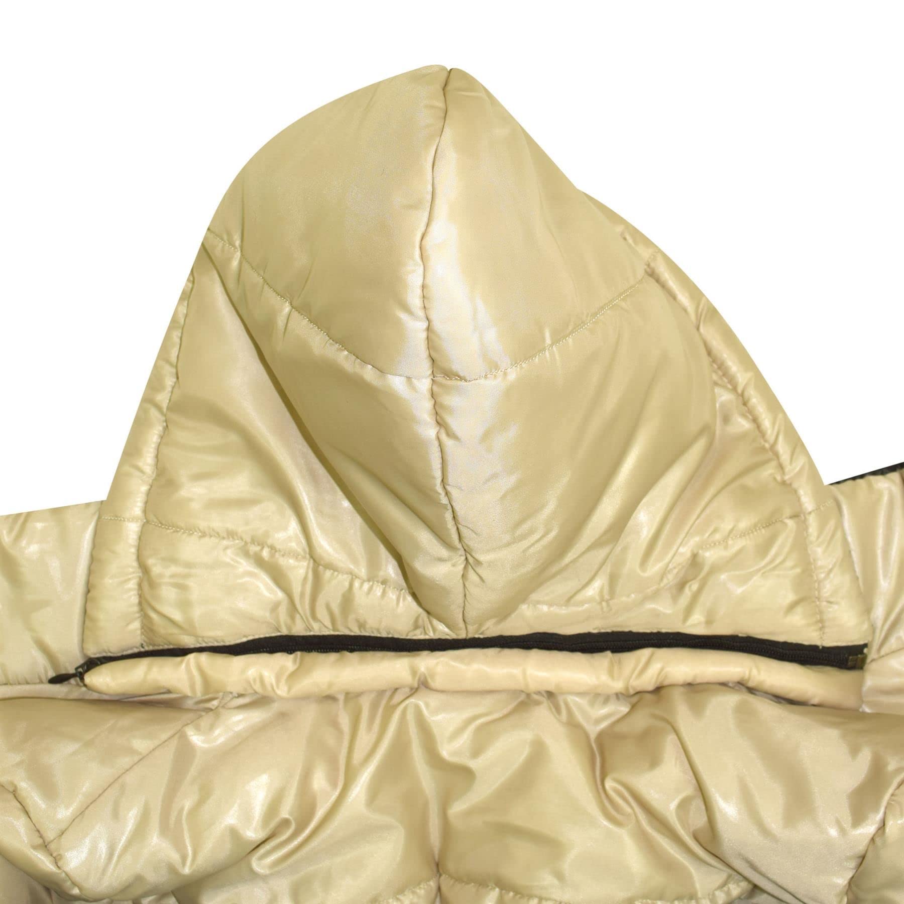 A2Z 4 Kids Dziewczyny Chłopcy Kurtka Dwustronna, Krótka, Z Kapturem, Wyściełana Podszewką Kurtki Puchowe - Reversible Jacket 492 Stone 5-6.