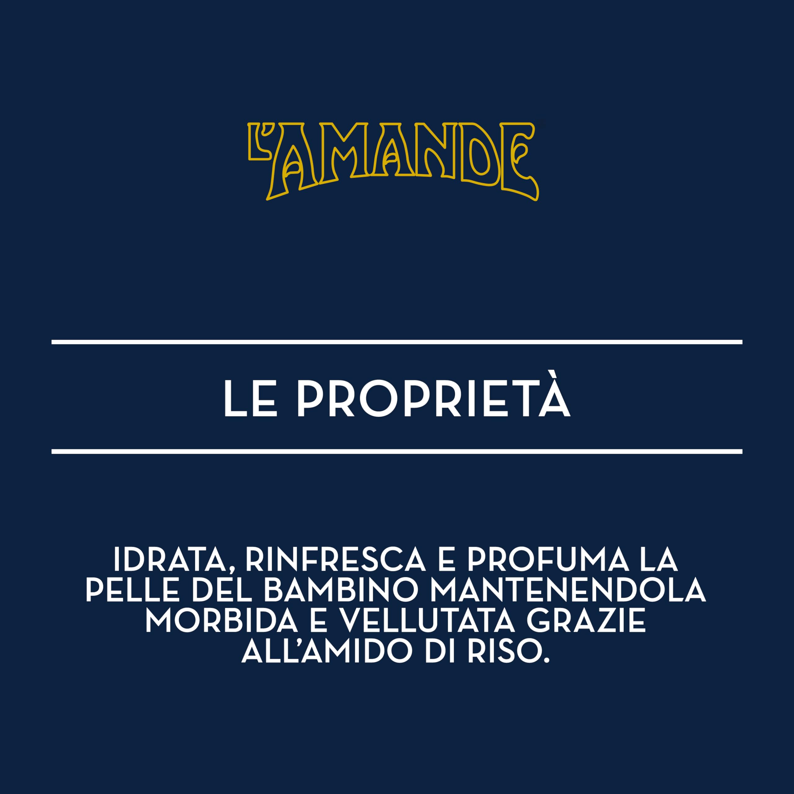 L'AMANDE - Acqua Profumata Bambini e Neonati, Spray Corpo ad Azione Idratante e Calmante, Senza Alcool con Estratto di Riso, Lozione Rinfrescante per Pelli Sensibili - Enfant, 150 ml