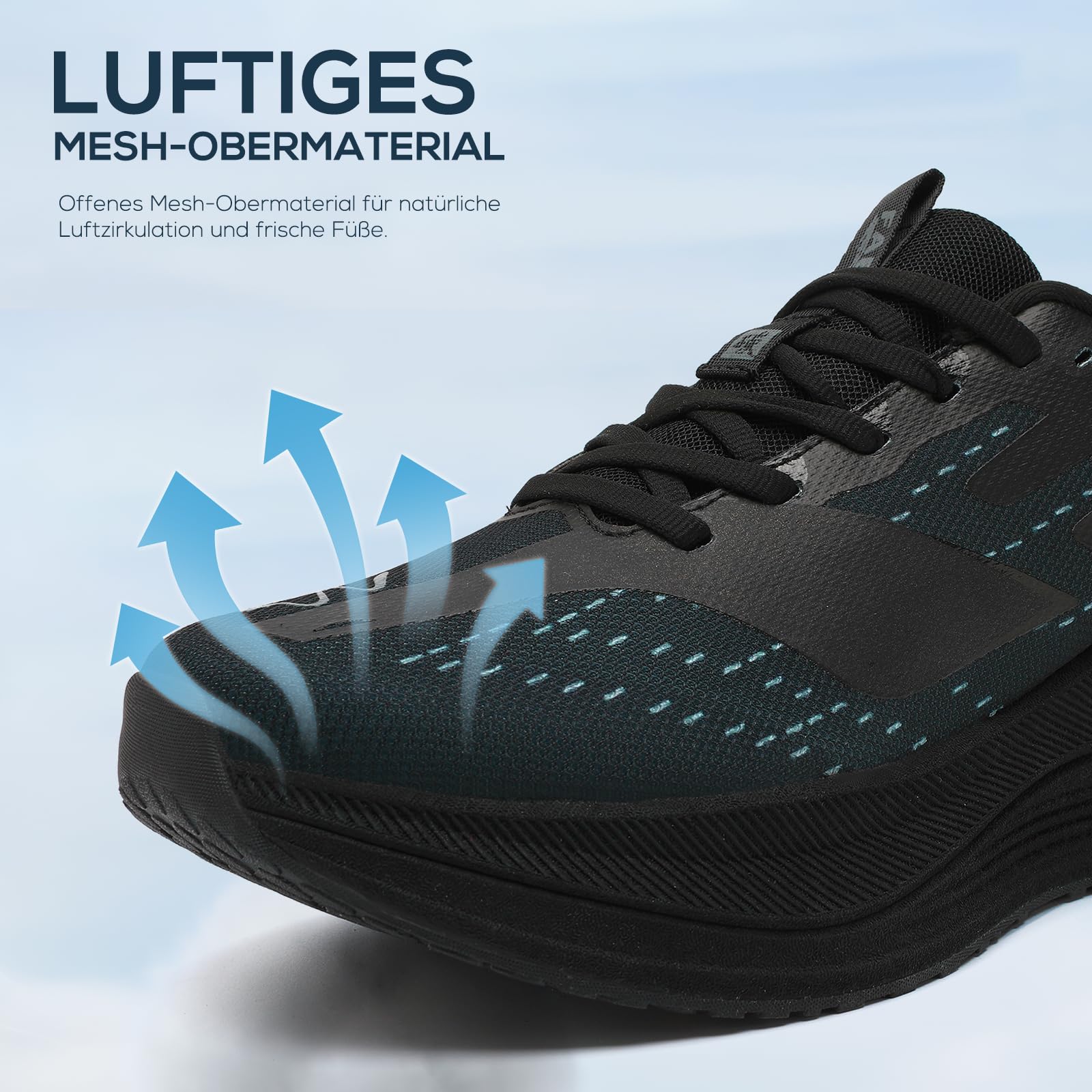 Scarpe da corsa da uomo Daman, leggere, scarpe da ginnastica unisex, traspiranti, comode, da corsa, da jogging, antiscivolo, suola