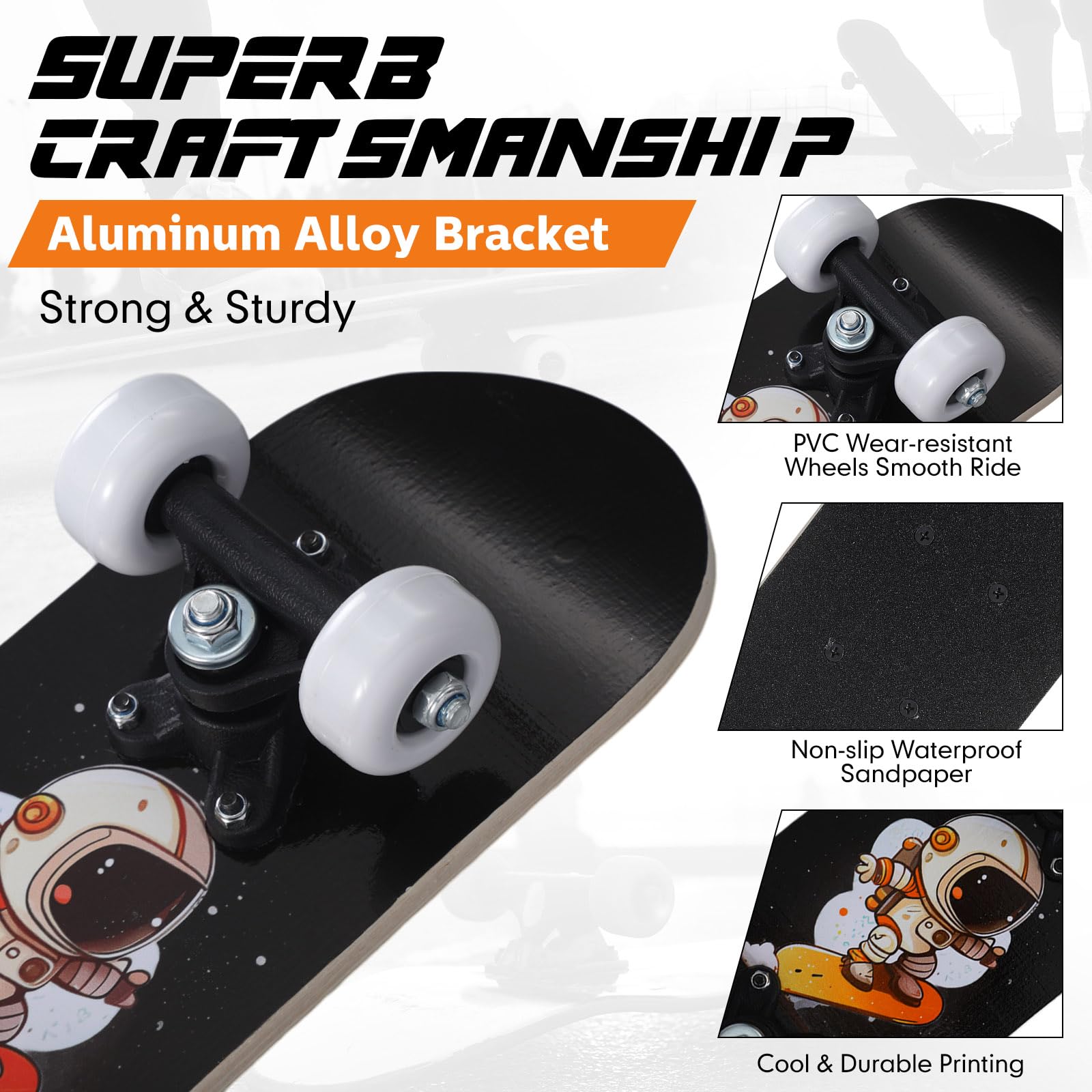 Amazon.com : Honoson 7 Pcs Skateboard for Toddlers Beginners Knee