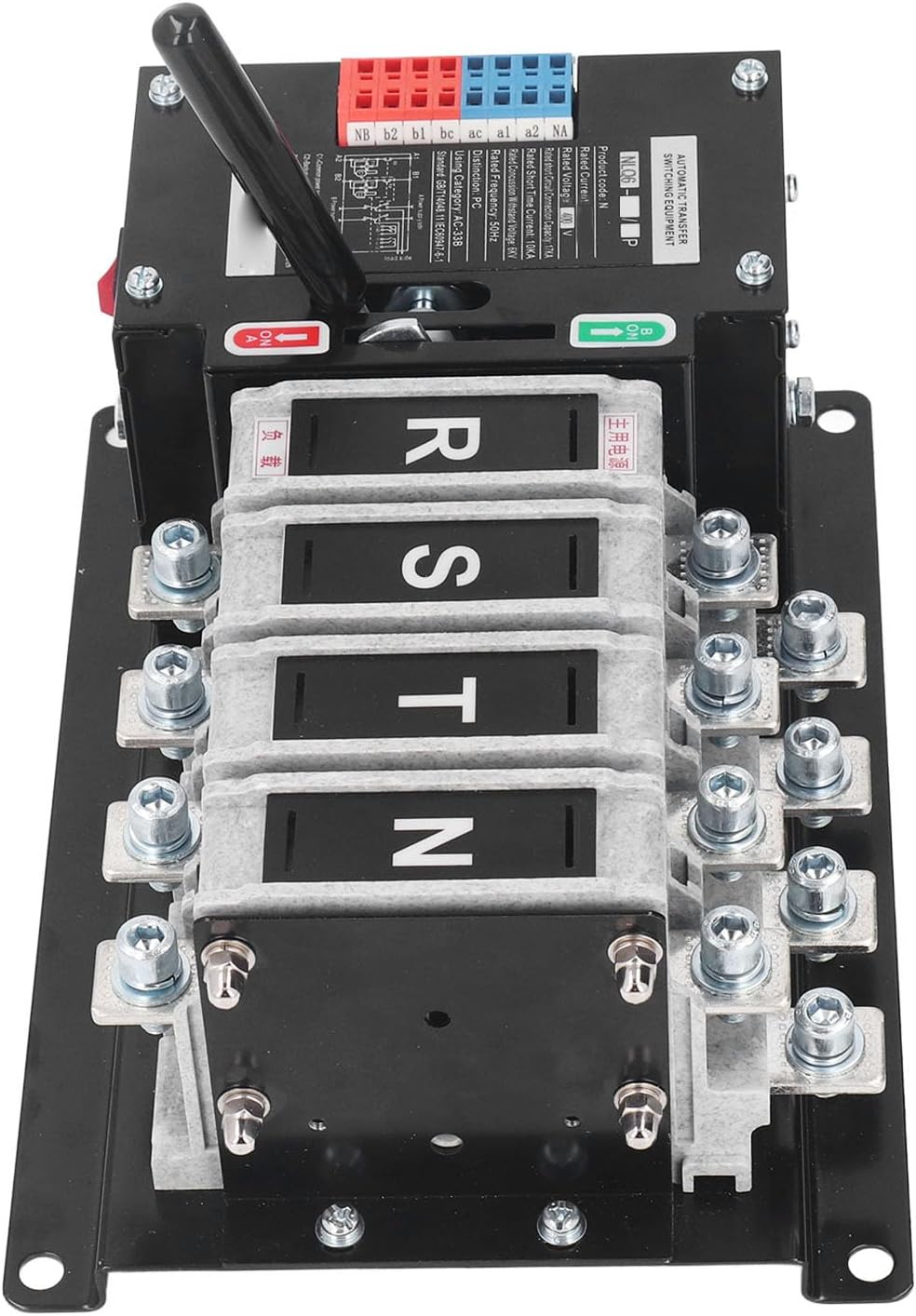 Power Auto Manual Transfer Switch Millisecond Switching for Shopping Malls and Nurseries AC400V (63A)