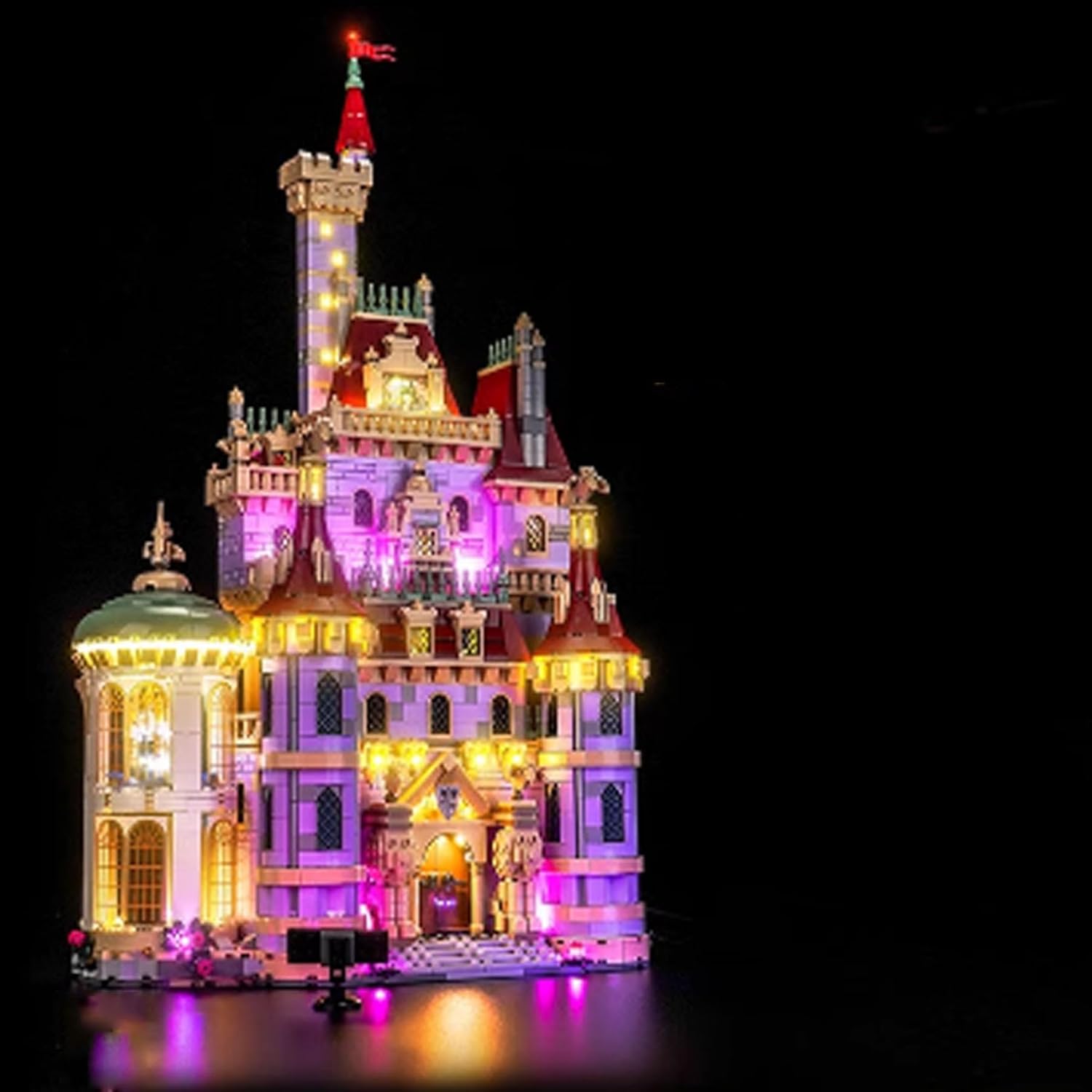 LED Lighting Kit Compatible with Lego 43263 Castle Series LED Light Set (Model Kit Not Included - Lighting Components Only) (Remote Control Version)