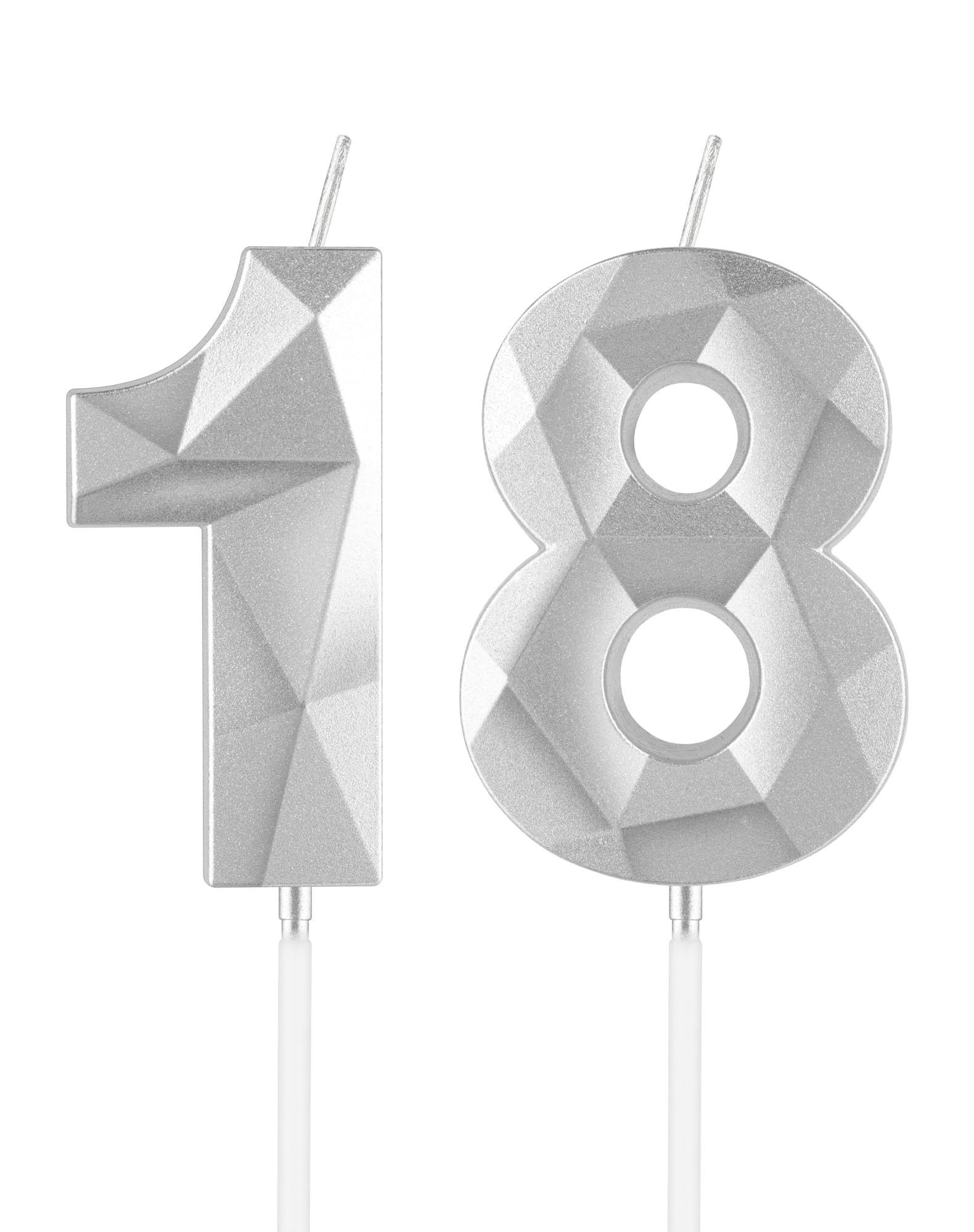 Royal Blue 13th Birthday Candles, 3D Number 13 Candle for Cake, Boy Girl 13th Birthday Decorations,Sapphire Candle Topper Blue Cake Decorations for Birthday Party Wedding Anniversary Supplies — view 42