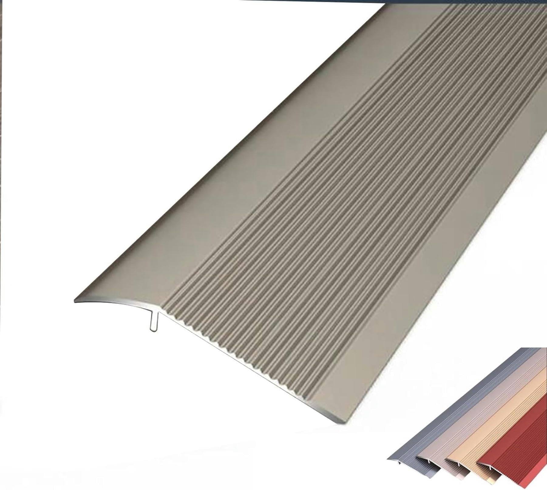 LGEOELIAS Floor Transition Strip, Threshold Ramp, Thresholds for Doorways, Wheelchair Ramp Edge Reducer Laminate Transition Cover Edge Trim Gap Doorway Threshold for Uneven Floors Heights