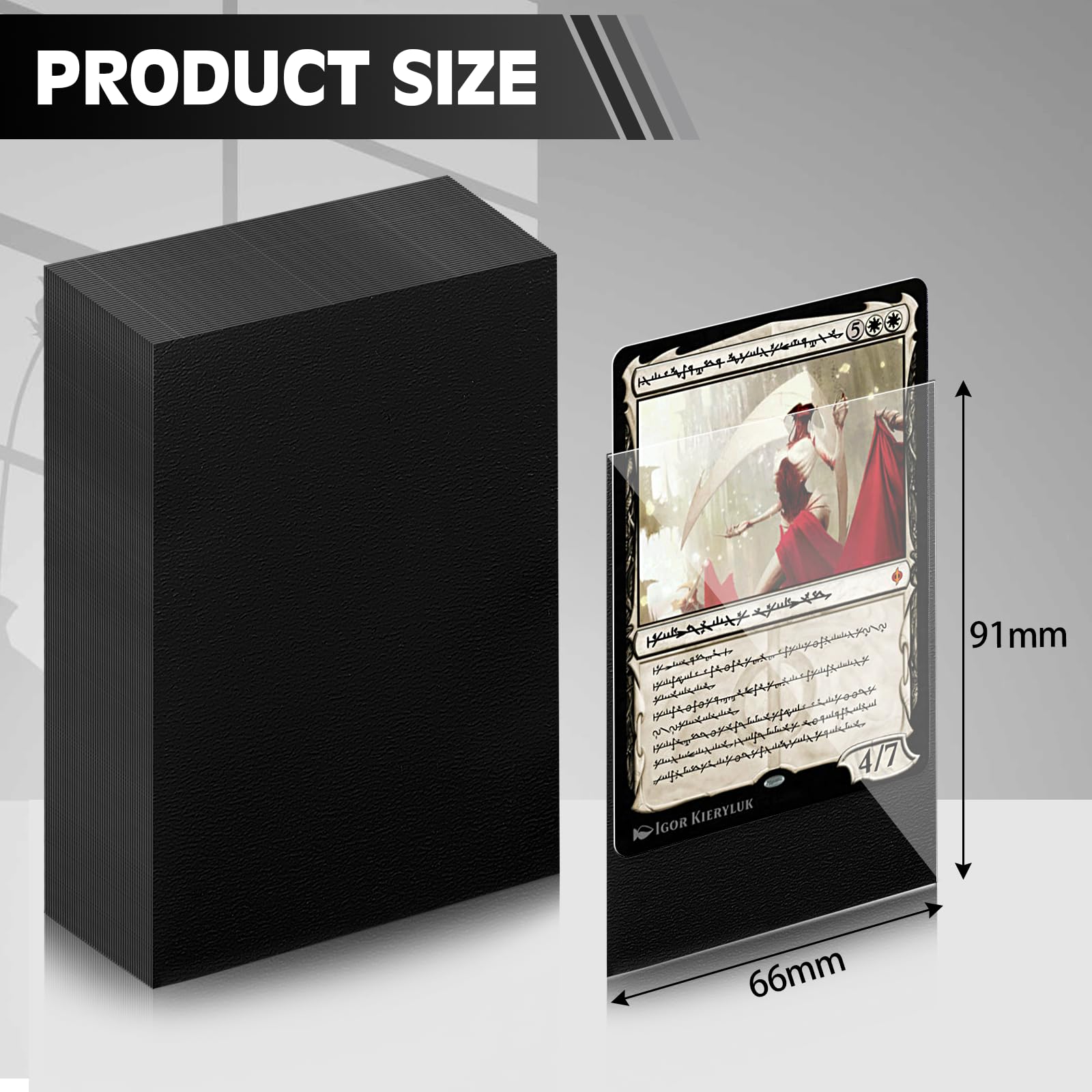500 Custodie Interne Trasparenti Per Carte – Senza Acidi, Perfette Per MTG, TCG E Sport - 6