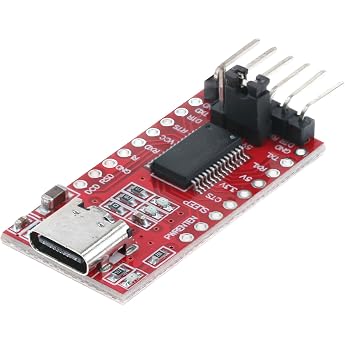 AZDelivery 1 x USB-C to TTL Serial Adapter for 3.3 V and 5 V Compatible with FT232RL Compatible with Arduino Includes E-Book