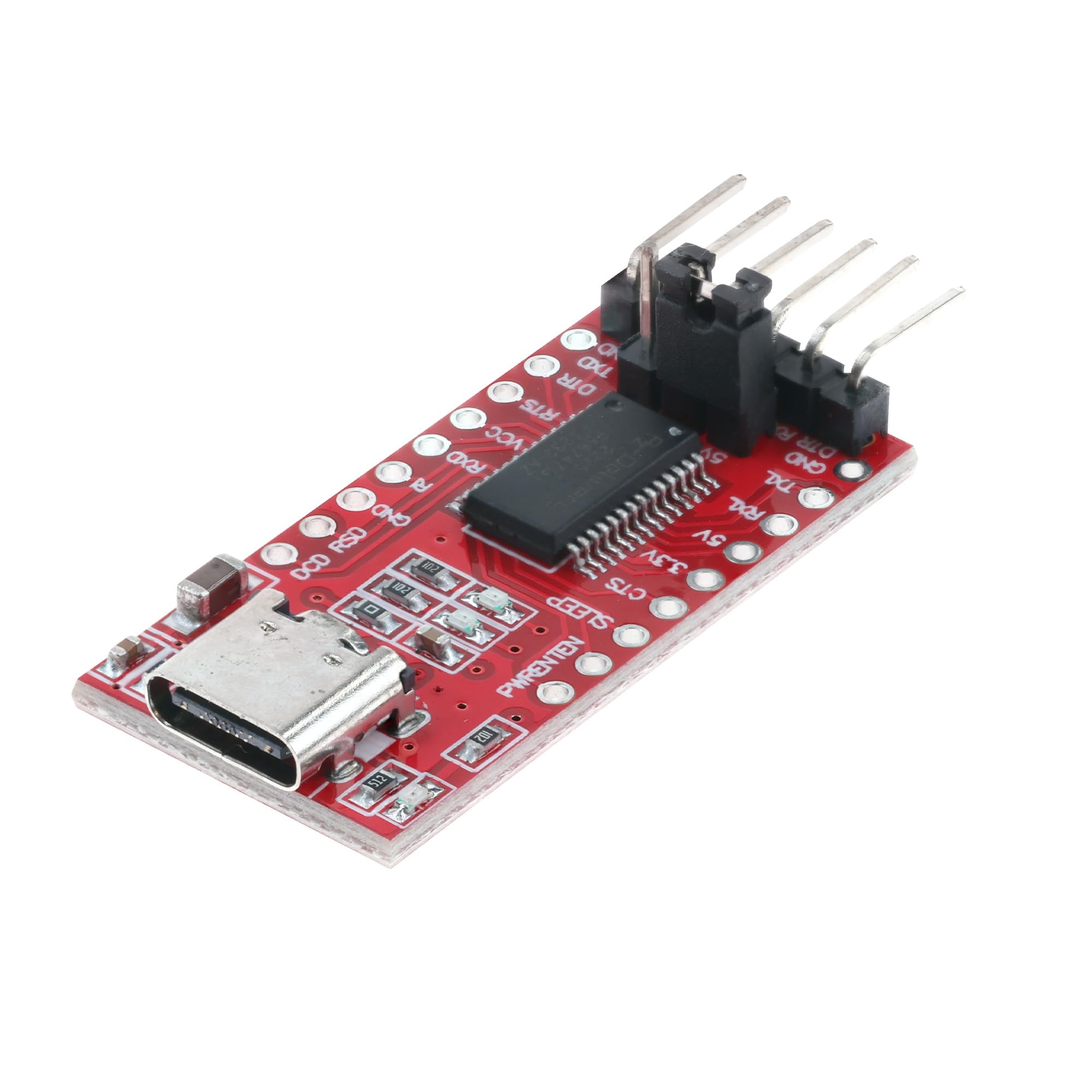 AZDelivery 1 adattatore seriale USB-C a TTL per 3,3 V e 5 V compatibile con FT232RL compatibile con Arduino con e-book!