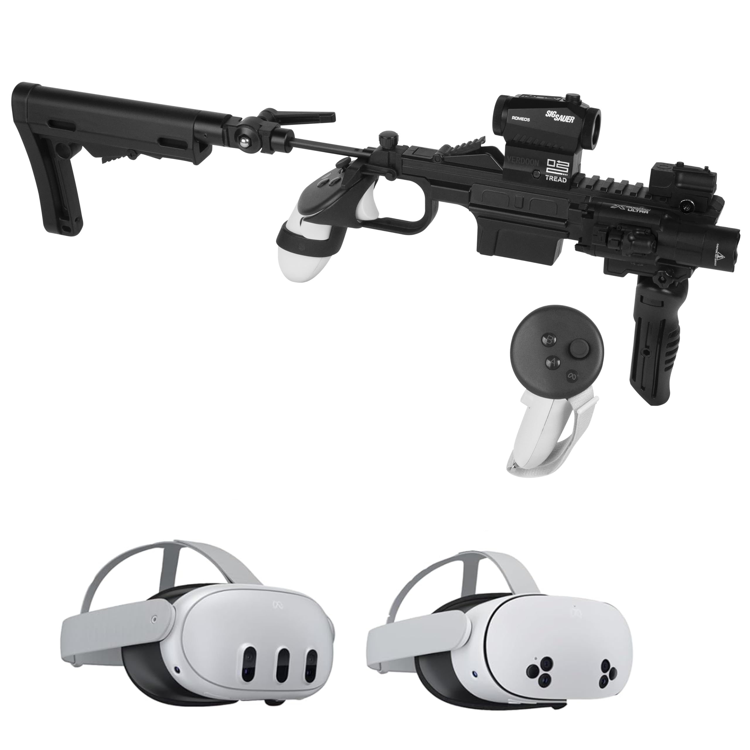 Amazon.com: VR Gun Stock Quest 3&Meta Quest 3S,Adjustable
