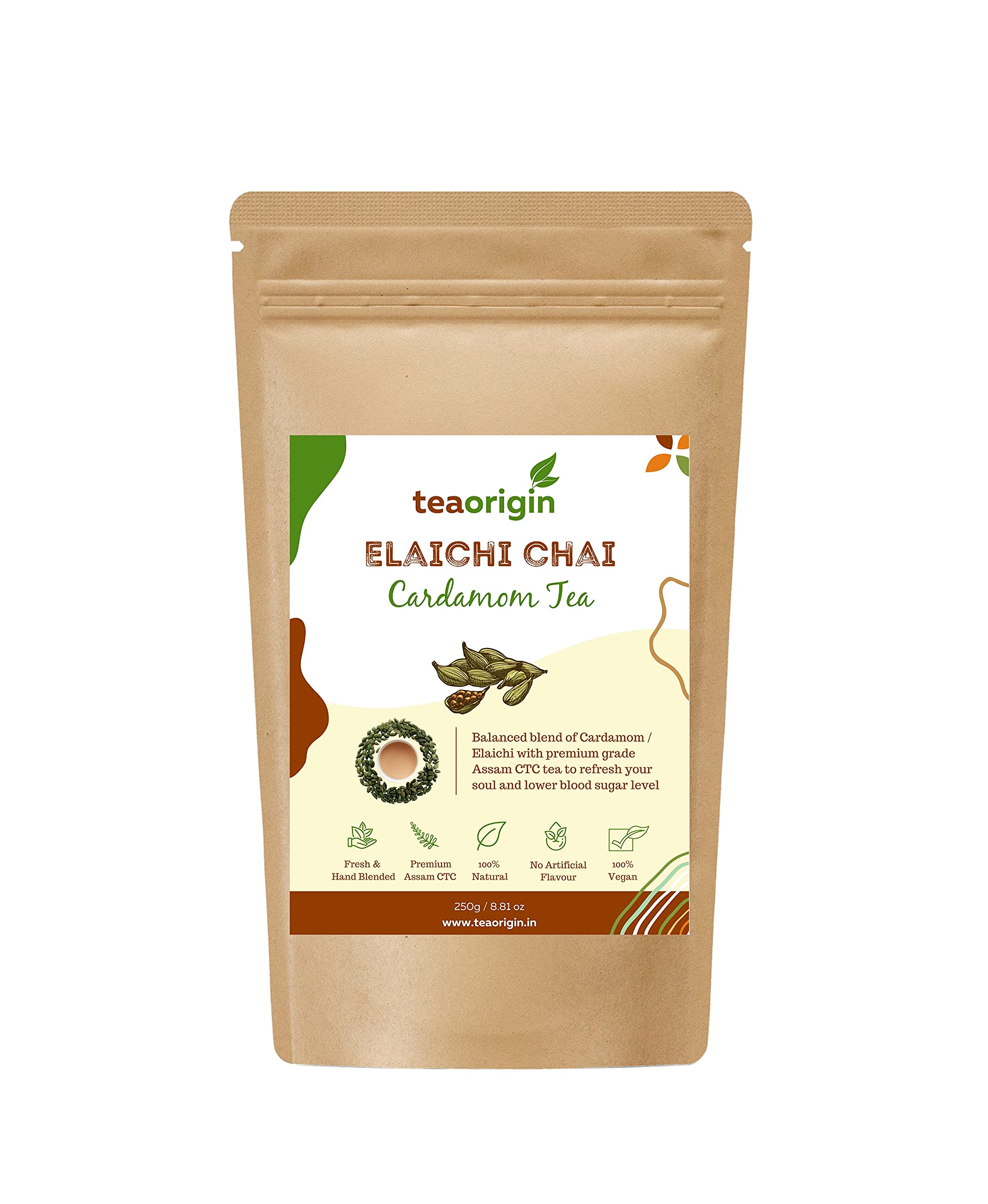 Tea Origin Elaichi Chai, 250 gms Pack, Serves 125 Cups (B096WTV541) Amazon Price History, Amazon Price Tracker