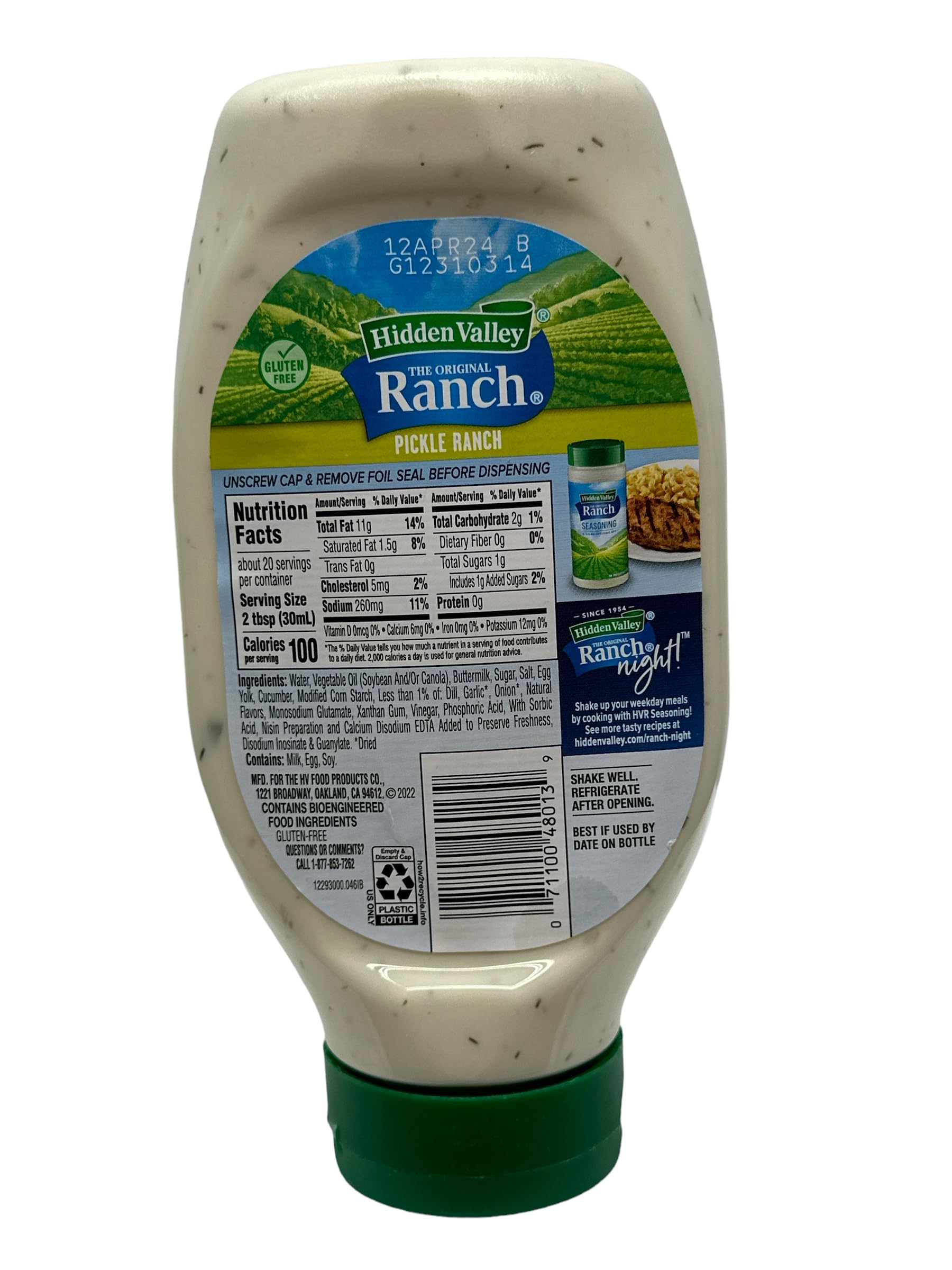 ThisNThat Easy Squeeze Flavored Ranch Dip Condiment & Dressing (große Flaschen): Enthält (1) Hidden Valley Buffalo Ranch (1) Pickle Ranch & ThisNThat Rezeptkarte