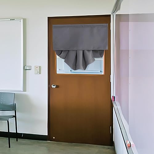 RYB HOME Cortinas de oscurecimiento de habitación para puerta francesa persianas opacas de privacidad para puerta de cristal de balcón persianas de