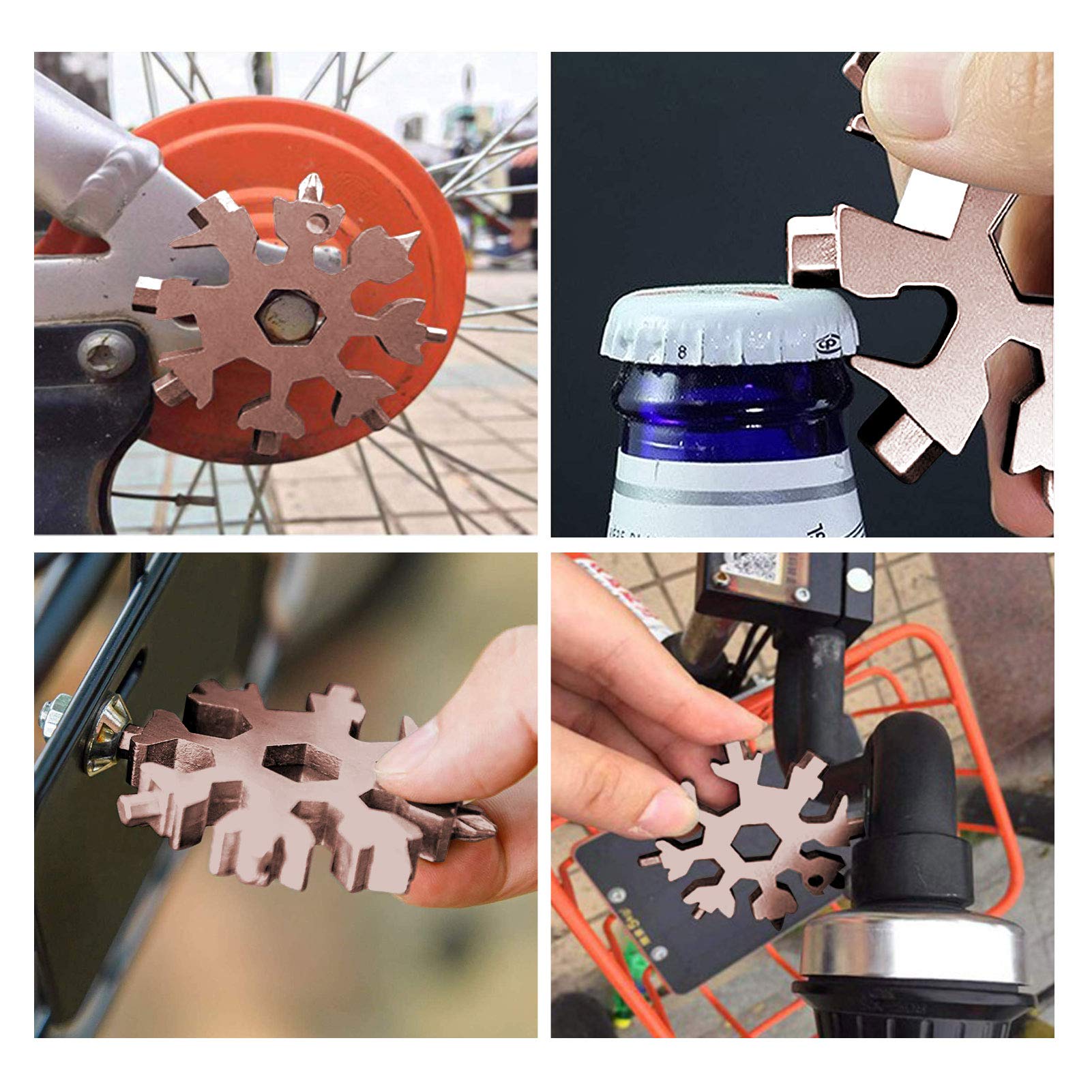 Fiocco Di Neve Multi Tools, 18 In 1 In Acciaio Inox Multi Hand - Foto 6