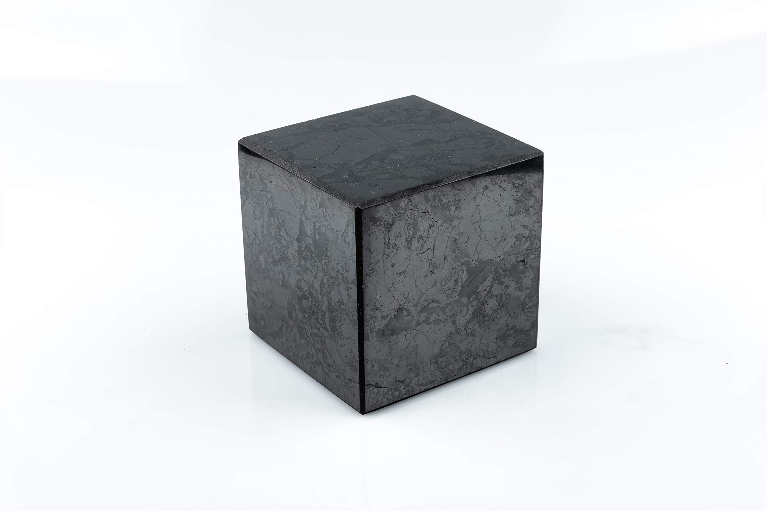Cube en Pierre de Shungite Polie 10 cm | Pierre de Carélie