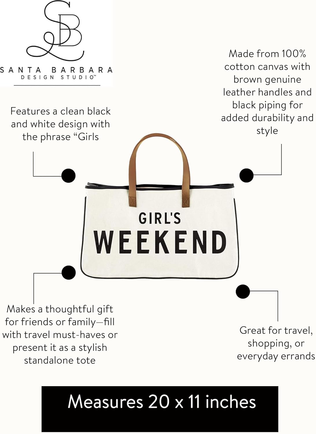 Santa Barbara Design Studio womens Womens Tote - Cotton Canvas - Image 2