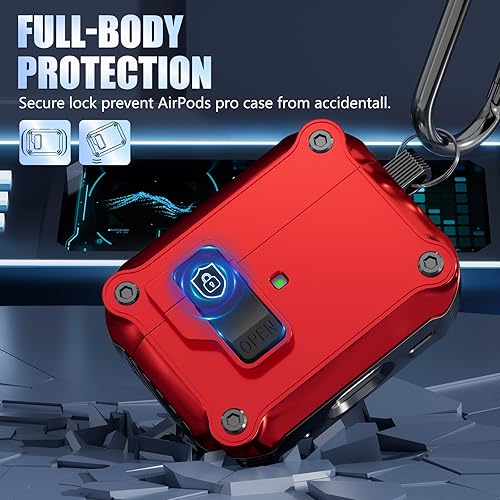 Miniatura 4 de Funda para AirPods Pro de 21 generación con kit de limpieza y 3 pares de almohadillas de repuesto para las orejas con orificio de reducción de ruido