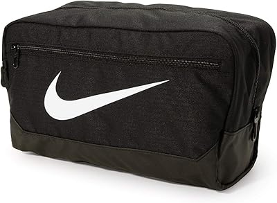 Nike Brasilia Shoe Tote - 9.0, Black/Black/White, Misc