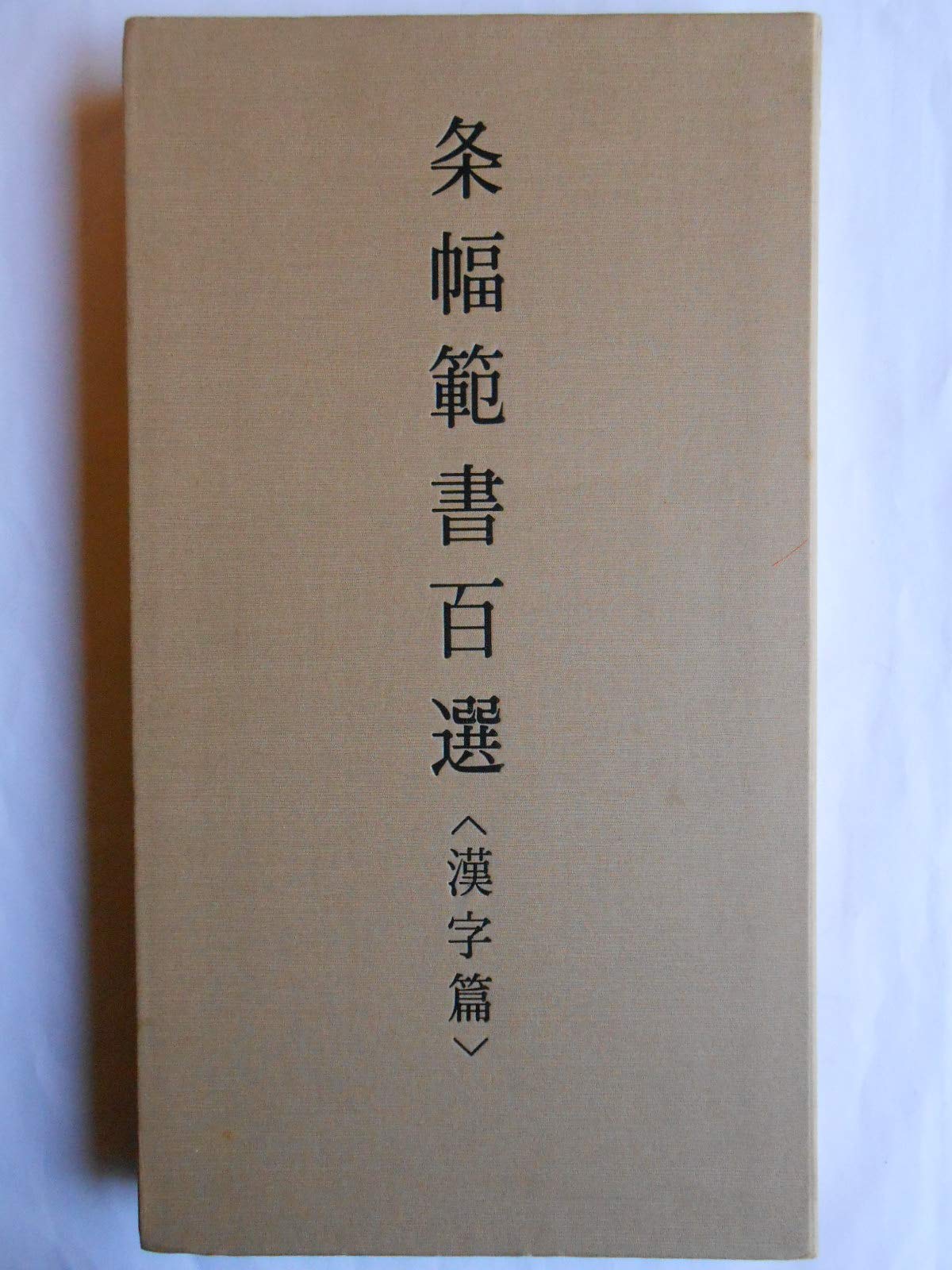 Amazon.co.jp: 条幅範書百選 (漢字篇) : 青山杉雨: 本