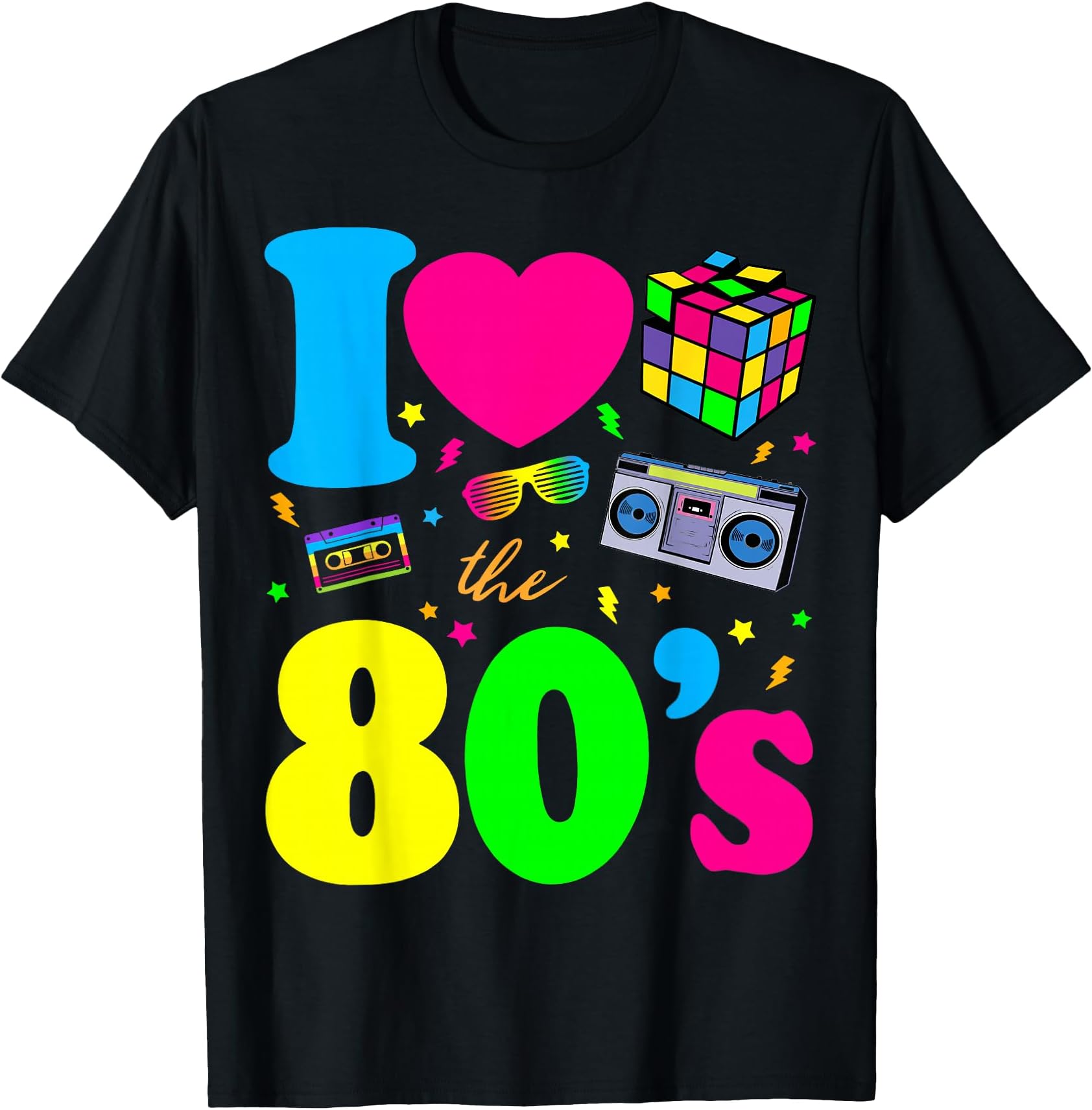 I Love The 80s Classic Nostalgia T-Shirt T-Shirt