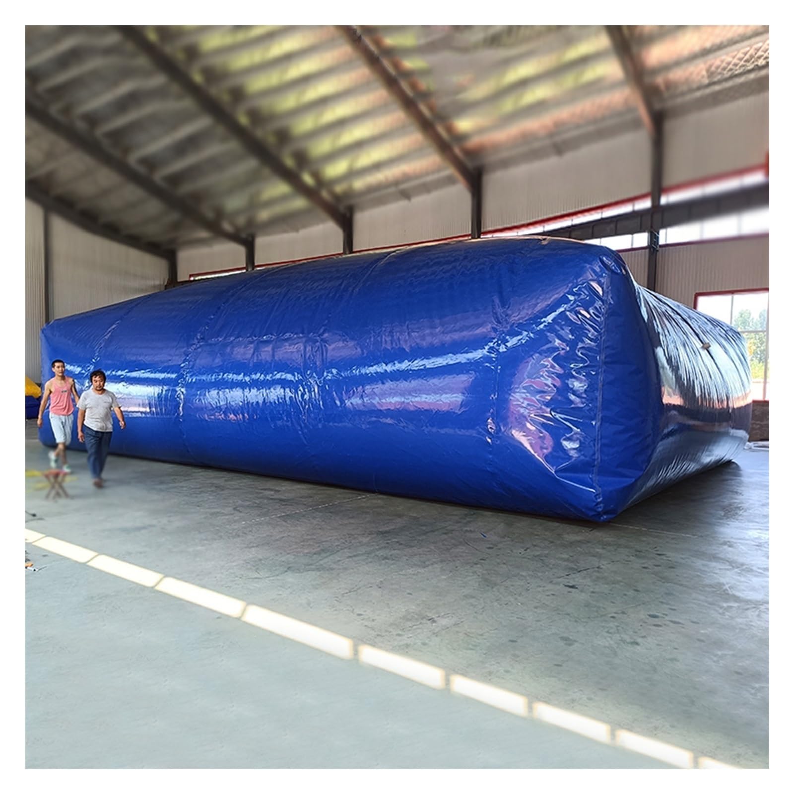 Serbatoio d'acqua pieghevole da 100-1500 galloni for irrigazione agricola, emergenza antincendio e uso esterno(1000L/263Gal/1.5x1x0.7 m)
