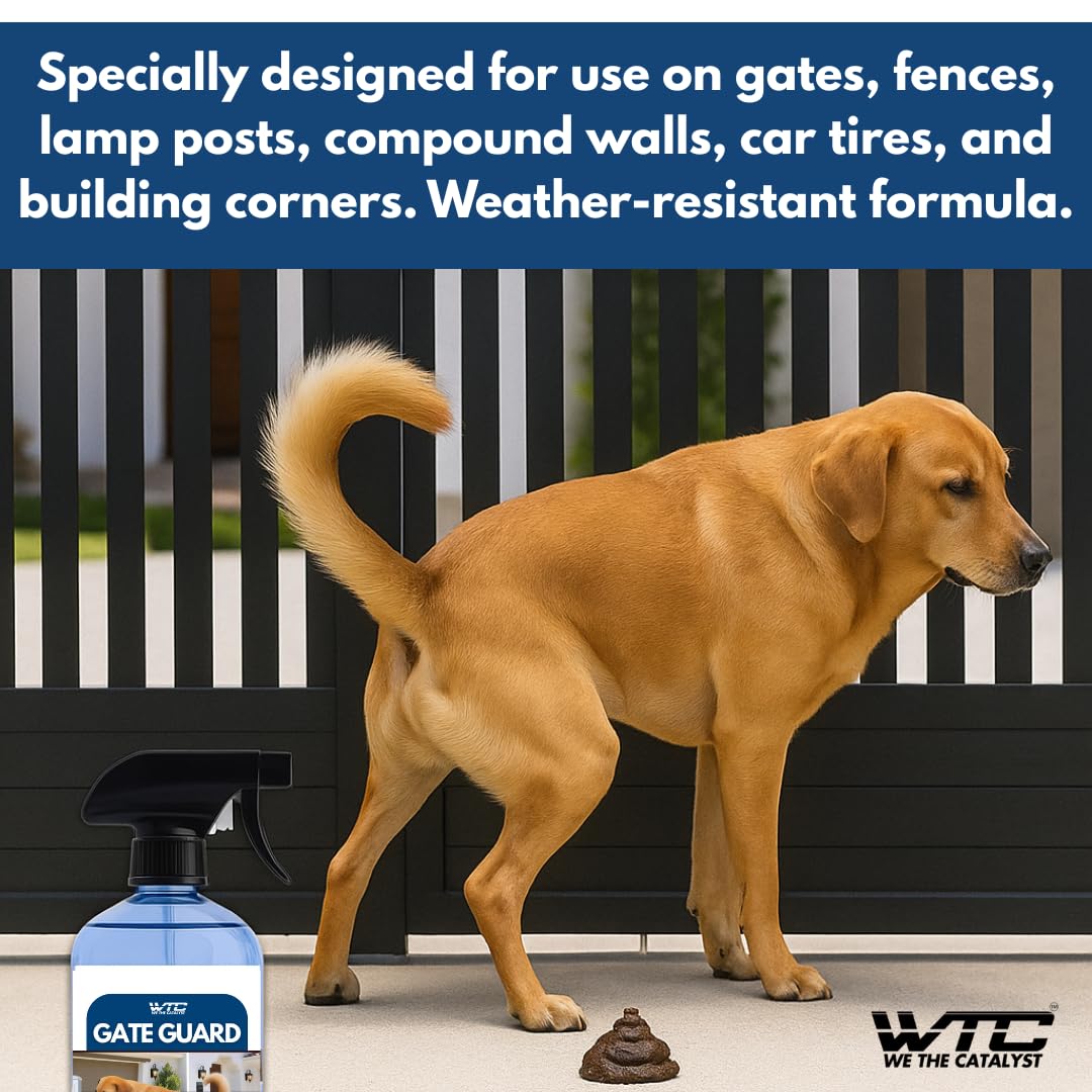 WTC Gate Guard Dog Poop & Pee Repellent Spray, Keep Your Entrance Clean & Poop-Free! 500 ML 2