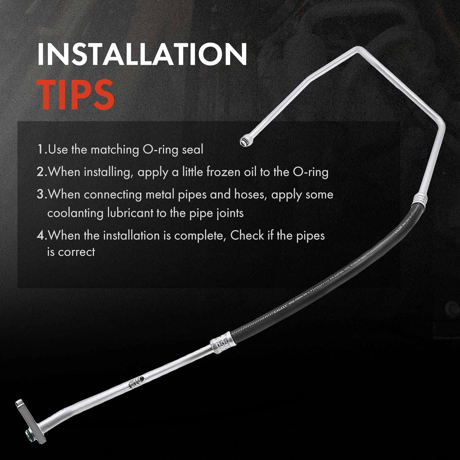 A-Premium A/C Suction Line Hose Assembly Compatible with Dodge, Ram Models - Ram 1500 2500 3500, V8 5.7L, Compressor to Evap