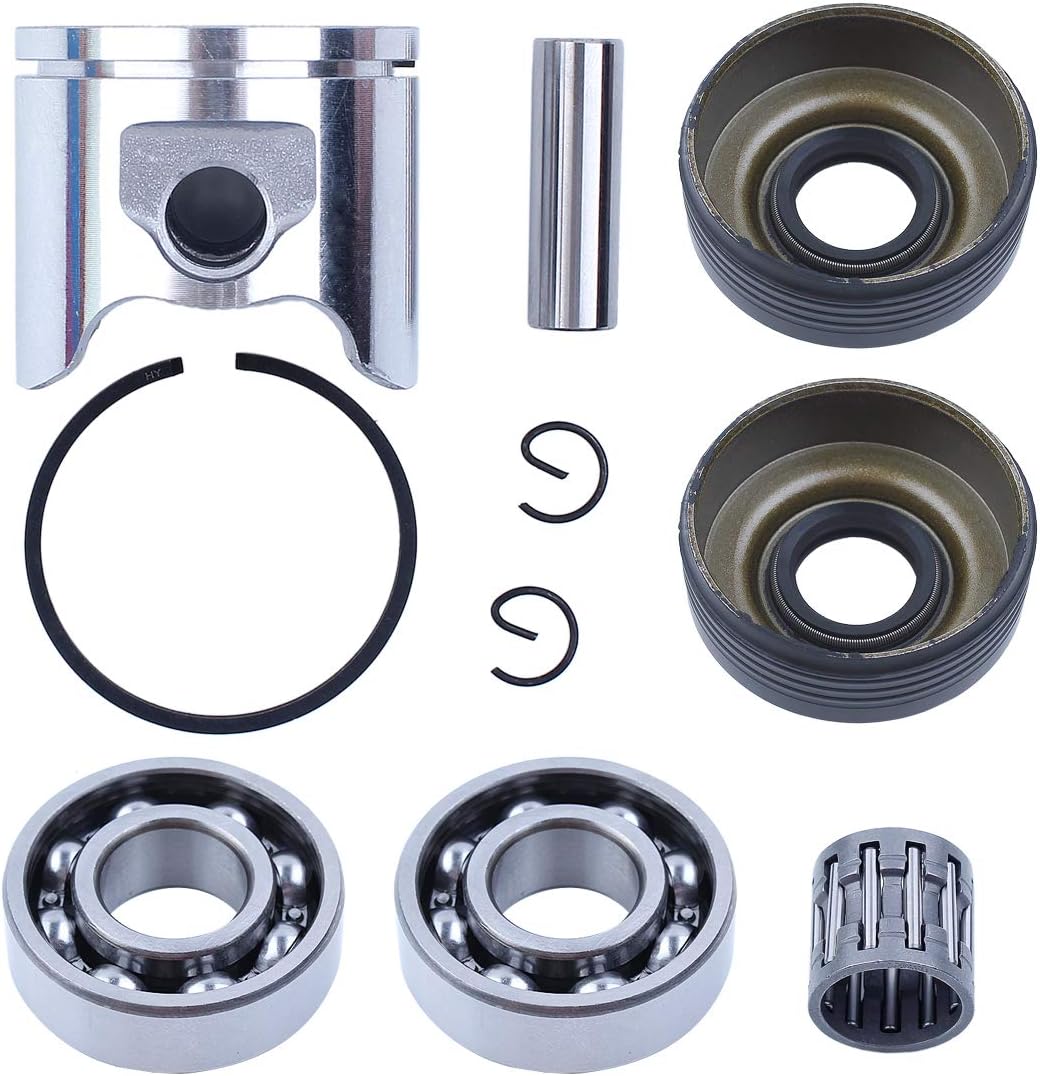 42mm Piston Bearing Oil Seal Kit Fit Husqvarna 340 345 Chainsaw Engine Motor Parts