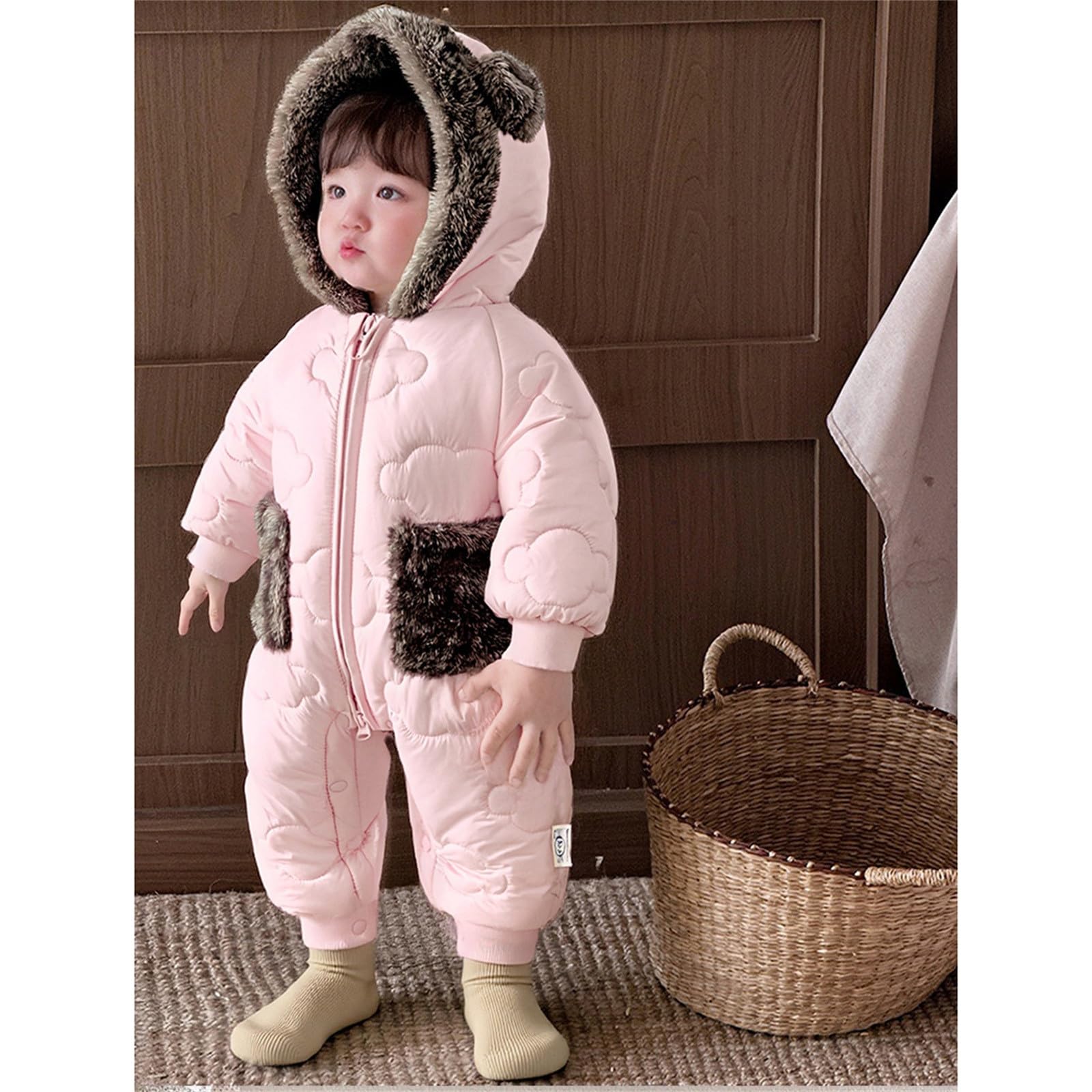 Tuta Invernale Neonato Pagliaccetto Neonato Tutina 0 3 Mesi Maschio Da Sci Bambino 2 Anni Tutine Ciniglia Neve Neonata 6 In Tutone Giubbino Anno Imbottita 24M Tutino Nella Termica Caldo Cotone