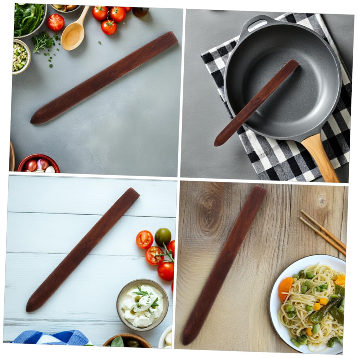 2piezas Herramienta De Mezcla De Masa De Madera Para Hacer Pan Batidor De Madera Para Amasar y Para Cocinas y Preparación De Masa De Pan y Repostería
