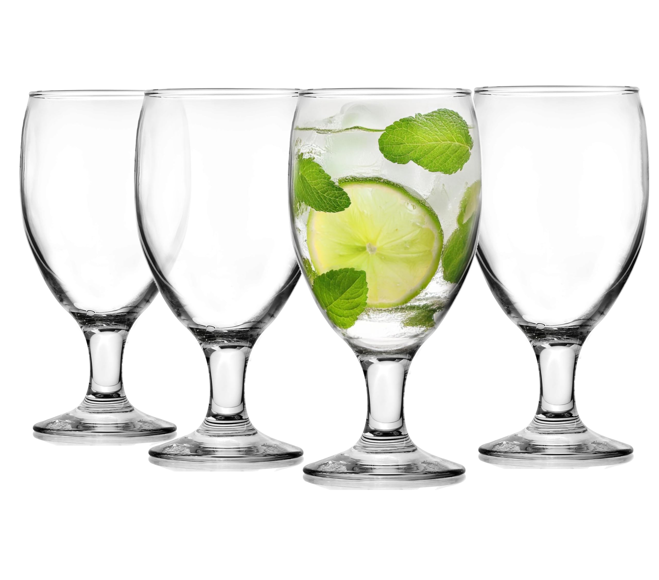 Glasmark KROSNO 1992 Beer Glasses Beer Tulips Set of 4 500 ml Pils Beer Glass Stout Glasses for Beer Coctail Cocktail Glasses Dishwasher Safe Transparent