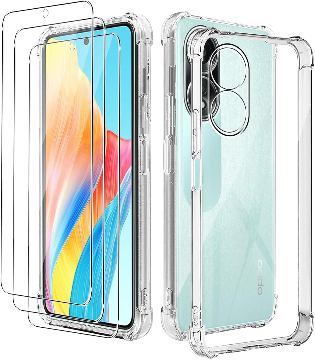 KZIOACSH Case For Honor X6b, Flexible Ultra Slim Drop Protection Anti - View #2