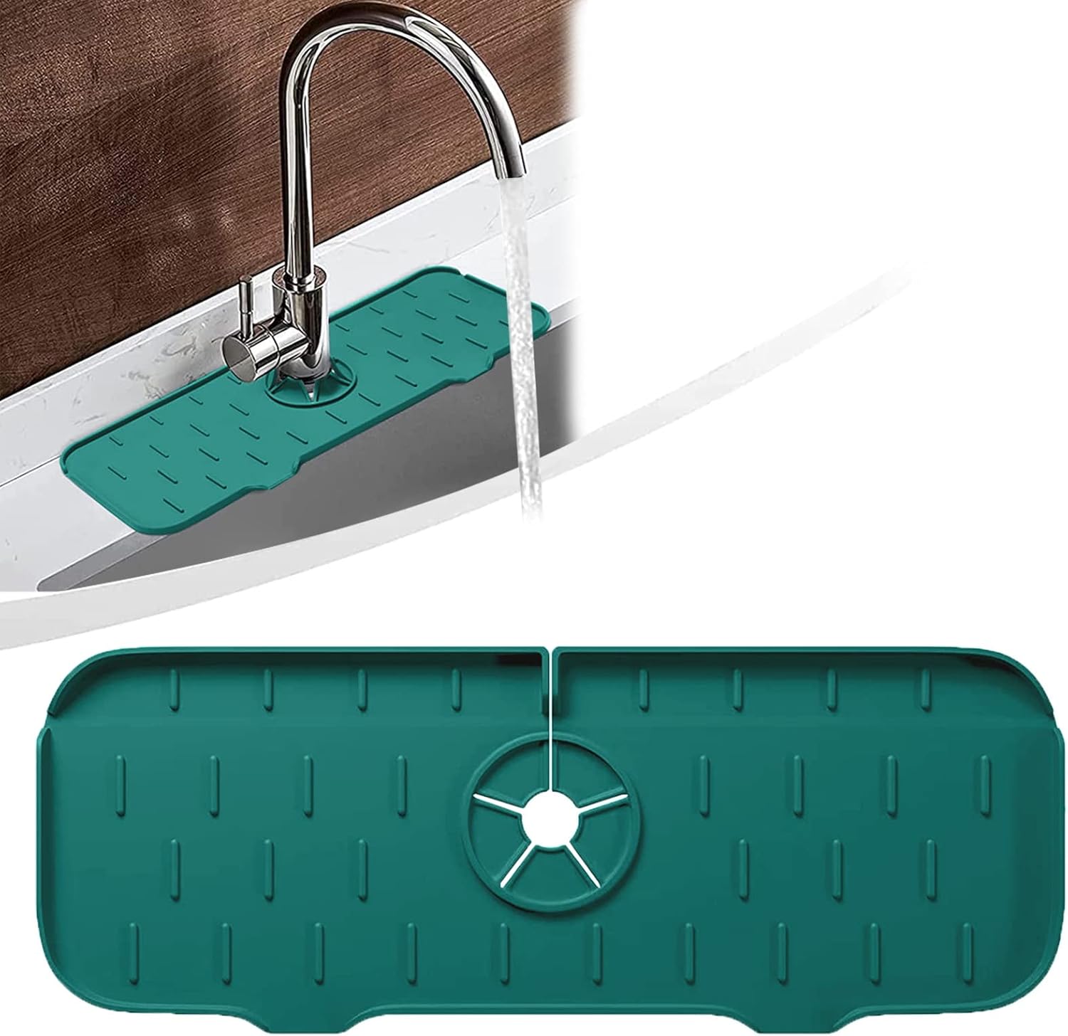 JODAILIY Kitchen Silicone Faucet Sink Splash Guard,Faucet