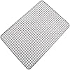 Grilling Grate Barbecue Netting Stainless Steel Grilling Net Camping Iron Plate Net BBq Barbecue Net Compatible with Burner Pads Square Hole Diameter 0.4 inch 10 mm Edge Wire 0.06 inch