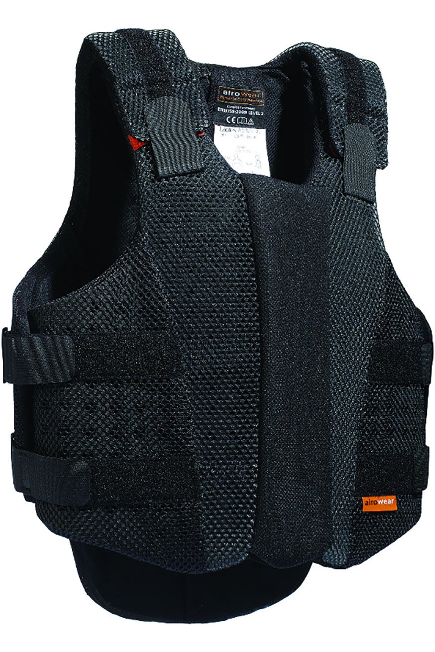 AirowearTeen Air Mesh Body Protector Black - Lightweight - Unisex