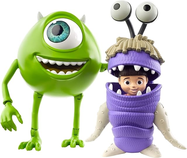 Disney Pixar GLX81 Pixar Monsters, Mike Wazowski & Boo Figures