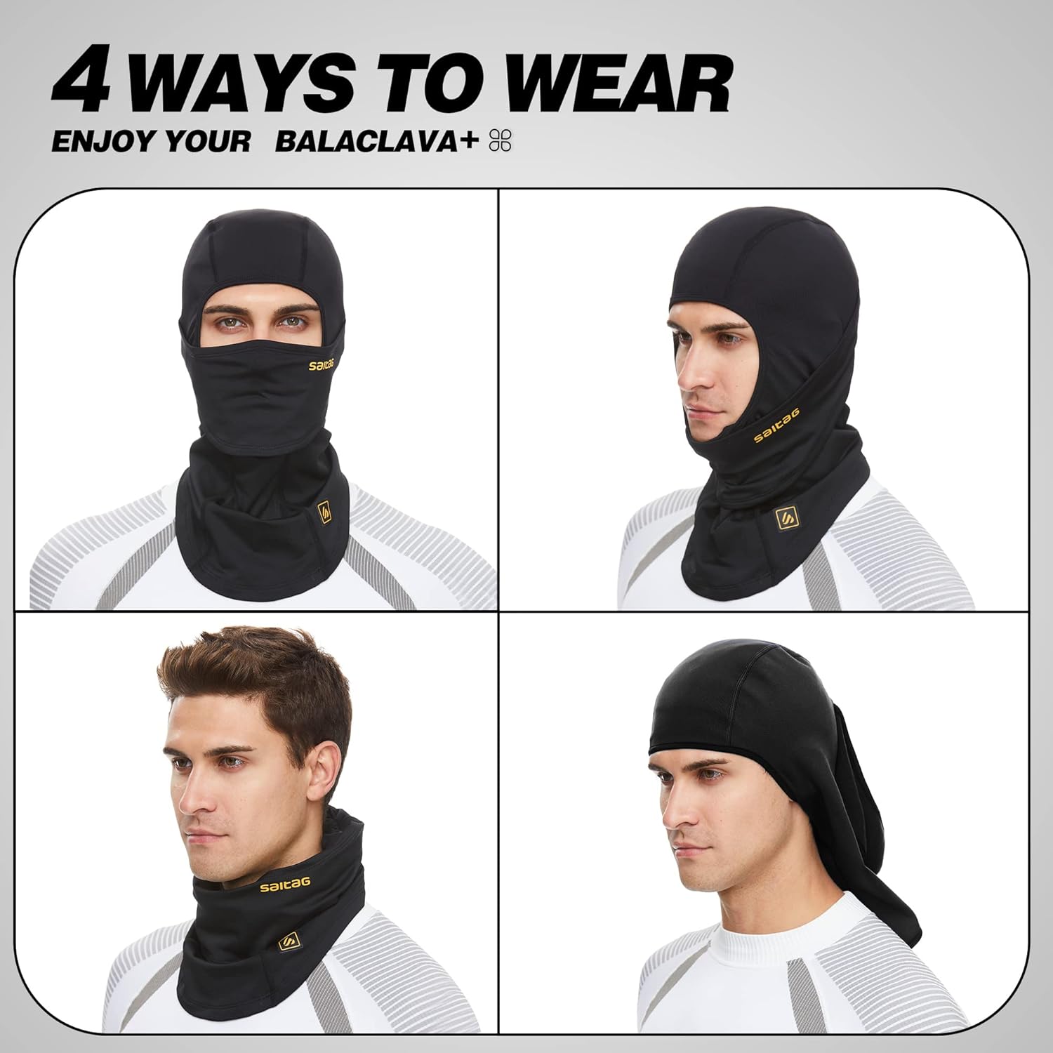 Balaclava Windproof Ski Mask Cold Weather Keep Warm Face Mask for Winter Motorcycling Ice Fishing Men - Image 6