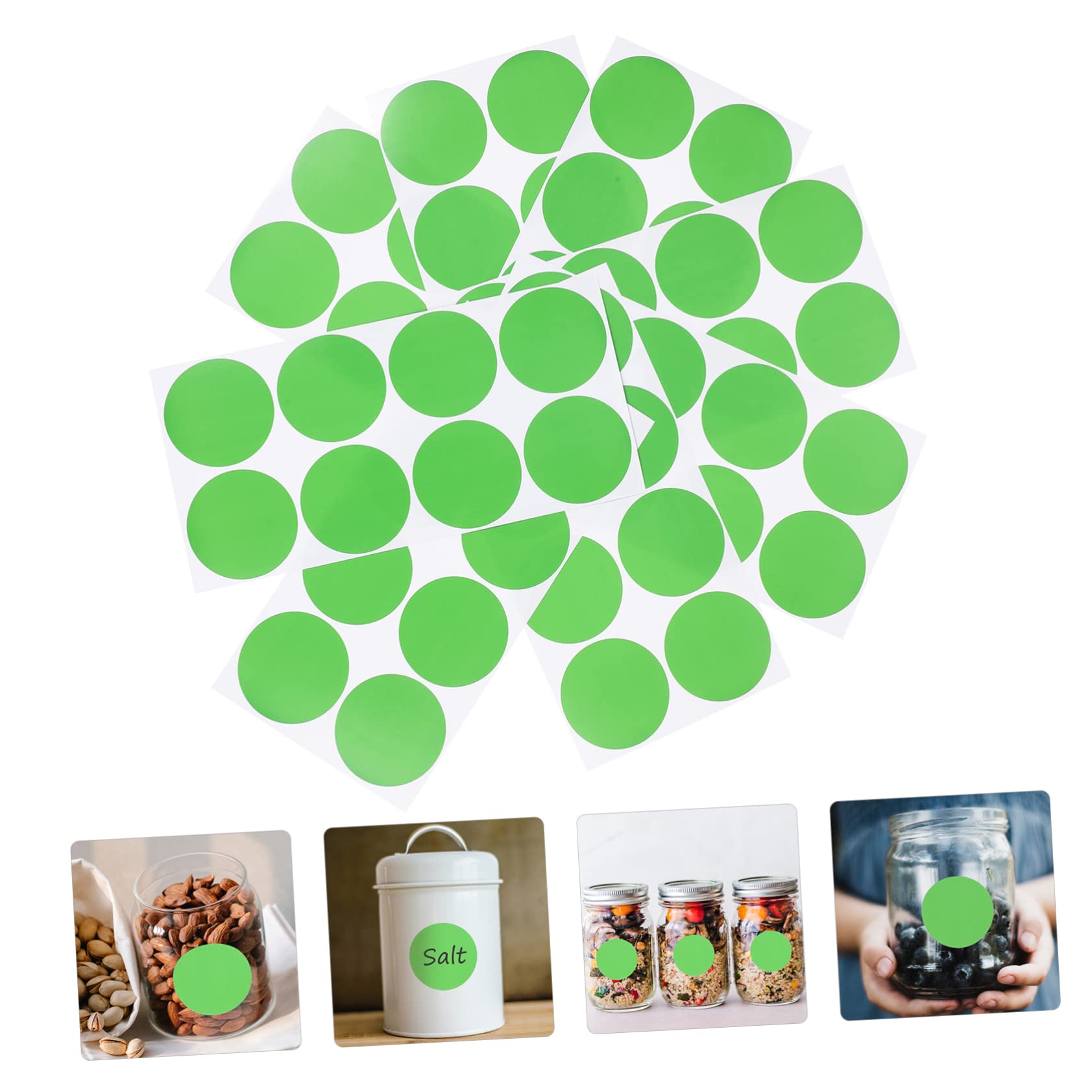 SEWACC 100blätter Bunte Selbstklebende Runde Etiketten Wasserdichte Dot-sticker Für Klassifizierung Und Organisation Sticker Für Zuhause Büro Und Schule