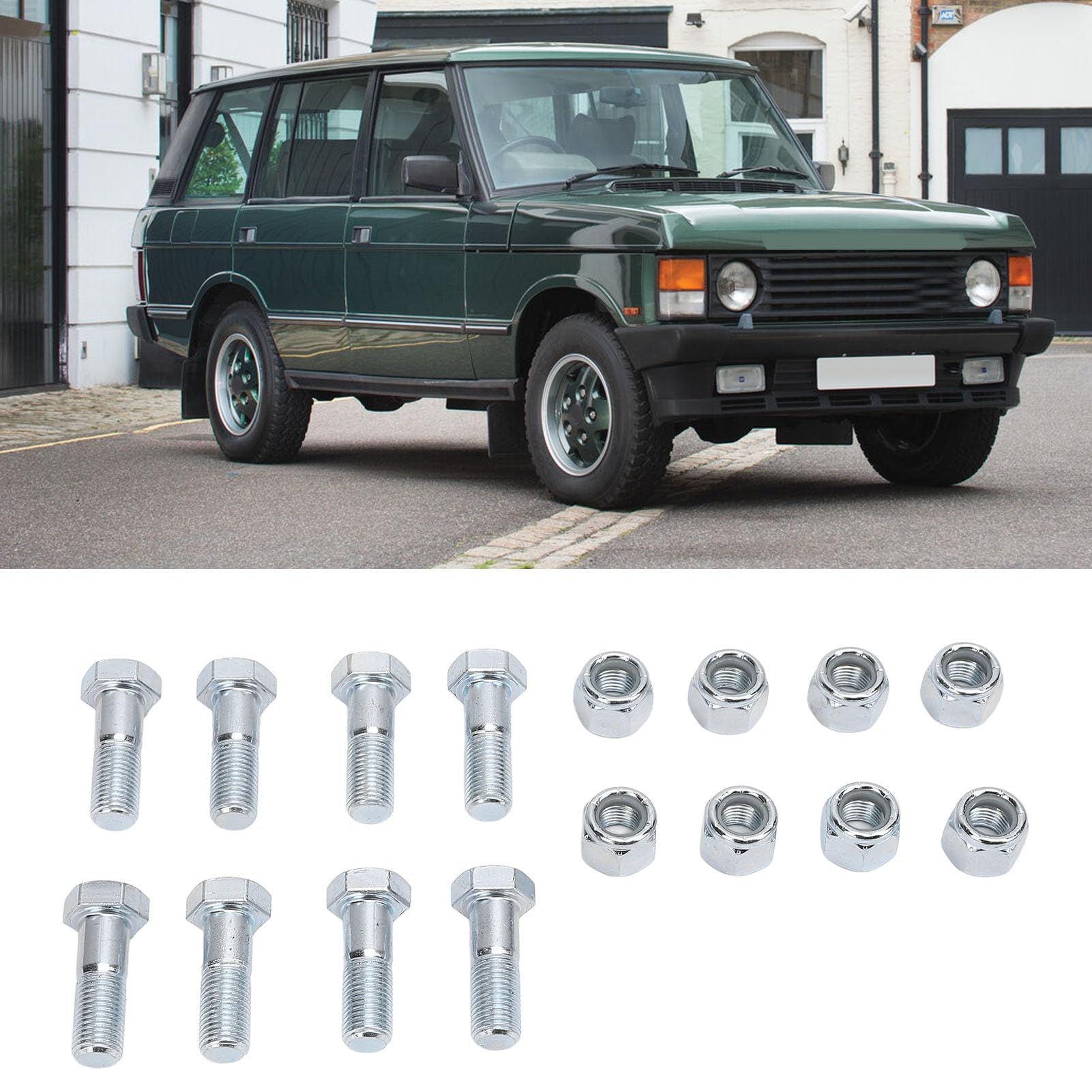 Set Bulloni Dado Albero Trasmissione 509045P - Kit Dadi e Bulloni Albero Trasmissione Anteriore in Metallo per Land 1 2 TD5 V8, Classic, P38 Tutti i Modelli