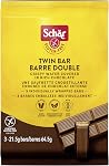 SCHAR Gluten-Free Cookies de chocolat à la barre jumelée - Cookies de Wafer sans OGM, avec chocolat riche en lait, 64.5g