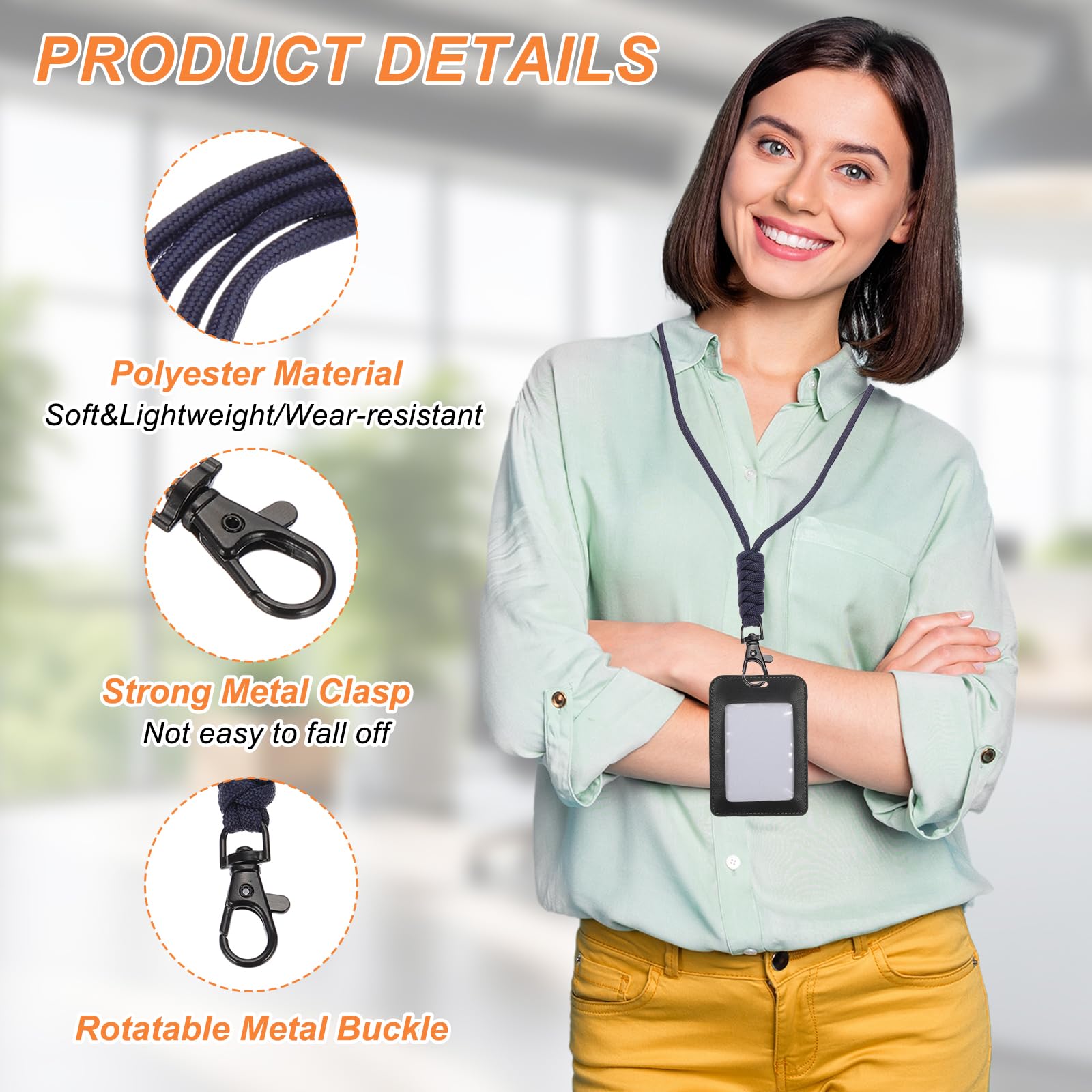 PATIKIL 44cm Neck Lanyard with Hook - Image 3