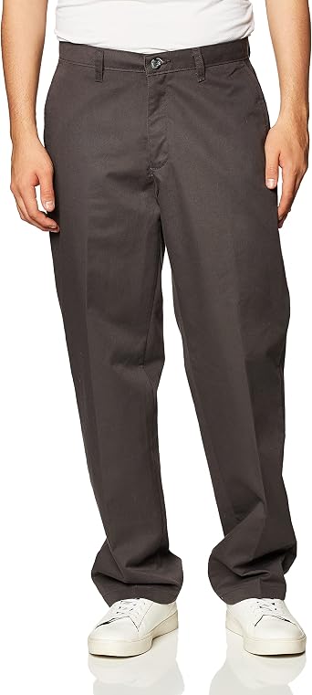Lee Mens Total Freedom Stretch Straight Fit Flat Front PantCasual Pants