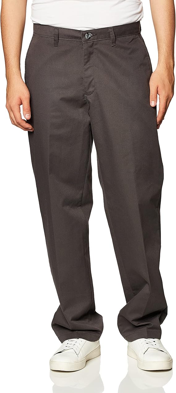 Fit flat front dress pants