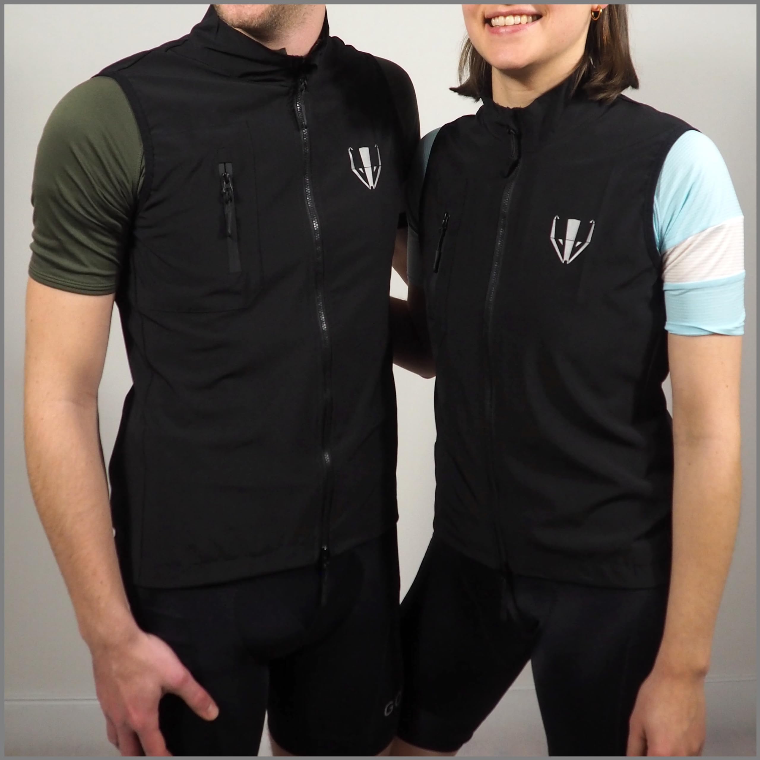 DACHS Radsport Gilet Damen Ultraleichte Atmungsaktive Wasserabweisende Reflektierende Radweste