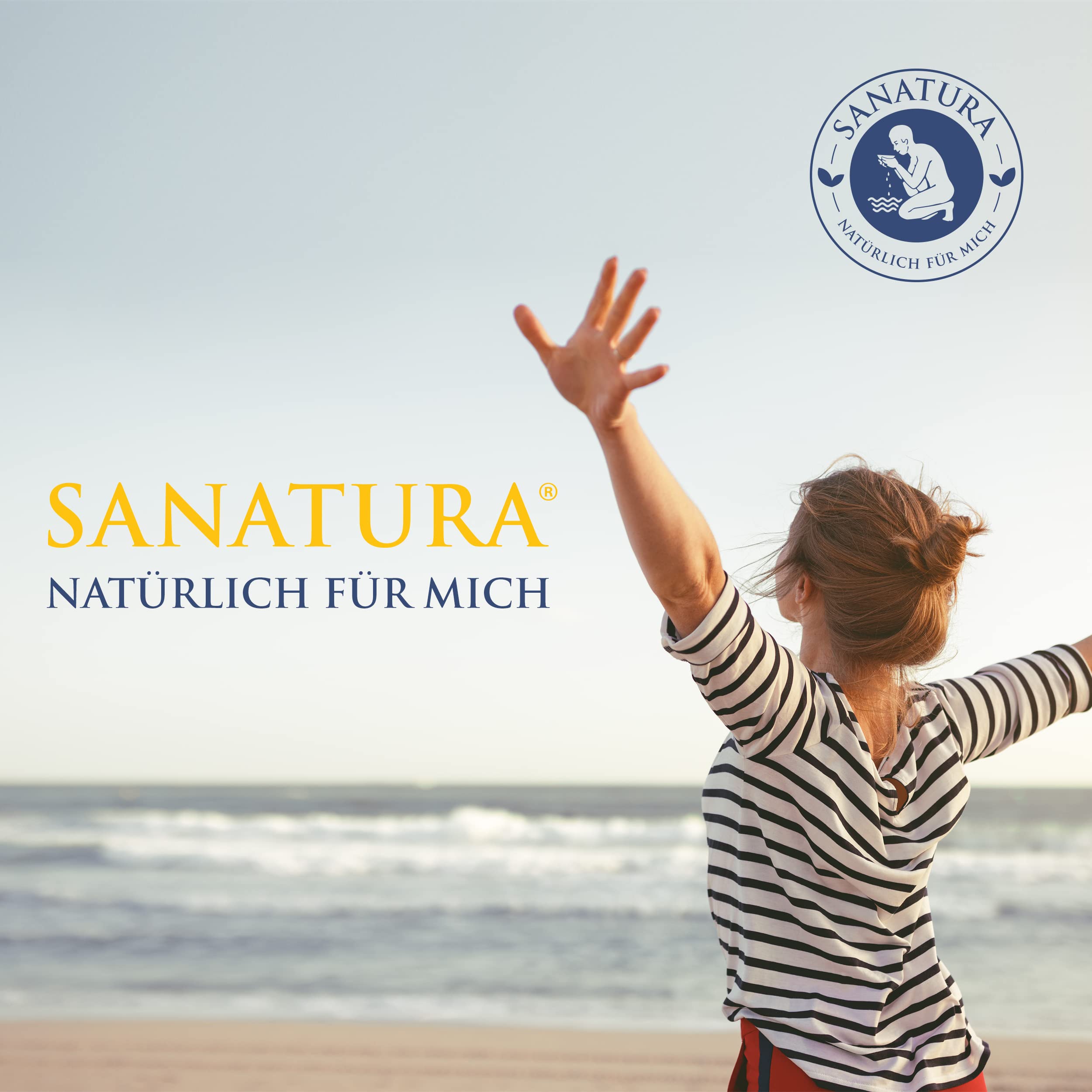 Sanatura Bio Mifloran Neuro Relax - Darm-Hirn-Balance, für Psyche & Nerven - u.a. mit Lactobacillus paracasei, Johanniskraut Extrakt, Passionsblume für mehr Entspannung