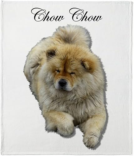 CafePress Chow Chow - Manta de forro polar súper suave para perro, 60 x 50 pulgadas