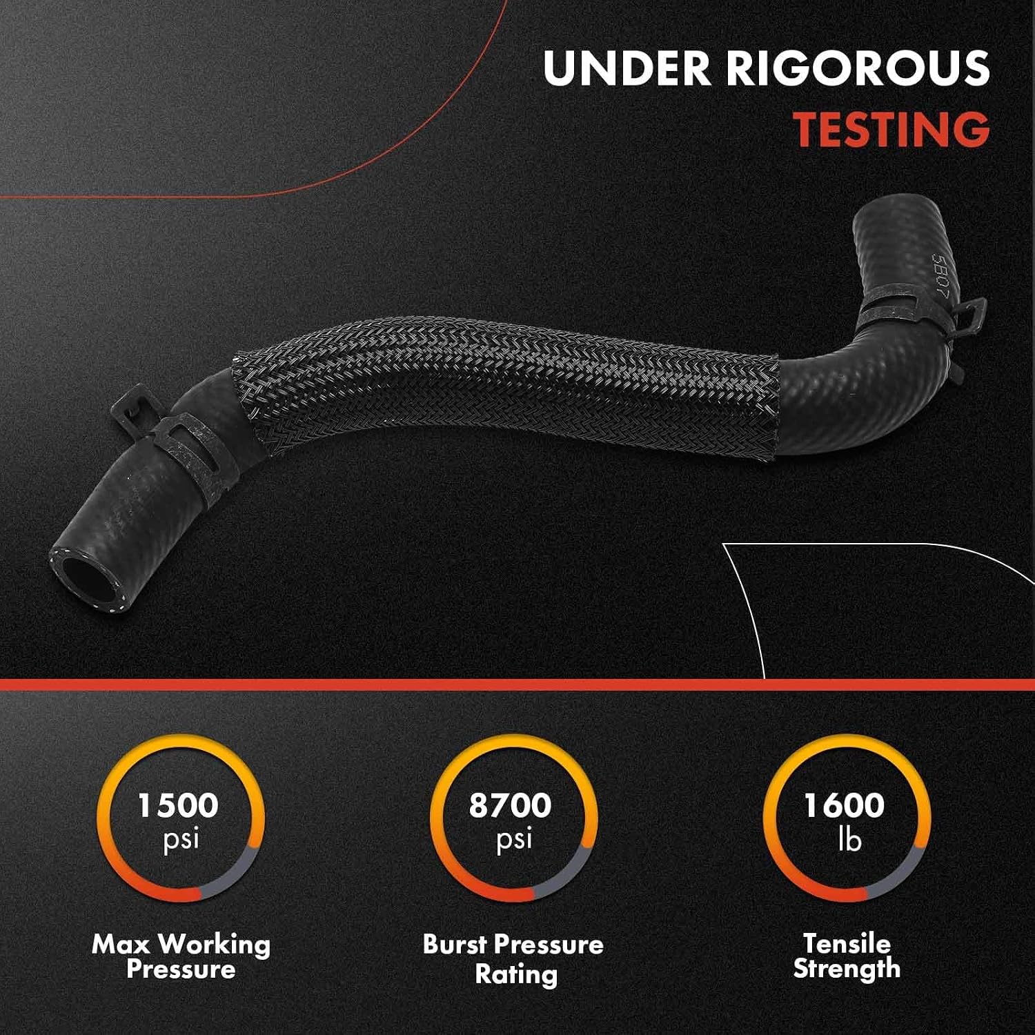 A-Premium Power Steering Reservoir Hose Line Assembly Compatible with Dodge Journey 2009-2010 2.4L, Avenger 2008-2014 2.4L, Avenger 2011 3.6L, Caliber 2007-2012 & Chrysler 200, Reservoir to Pump