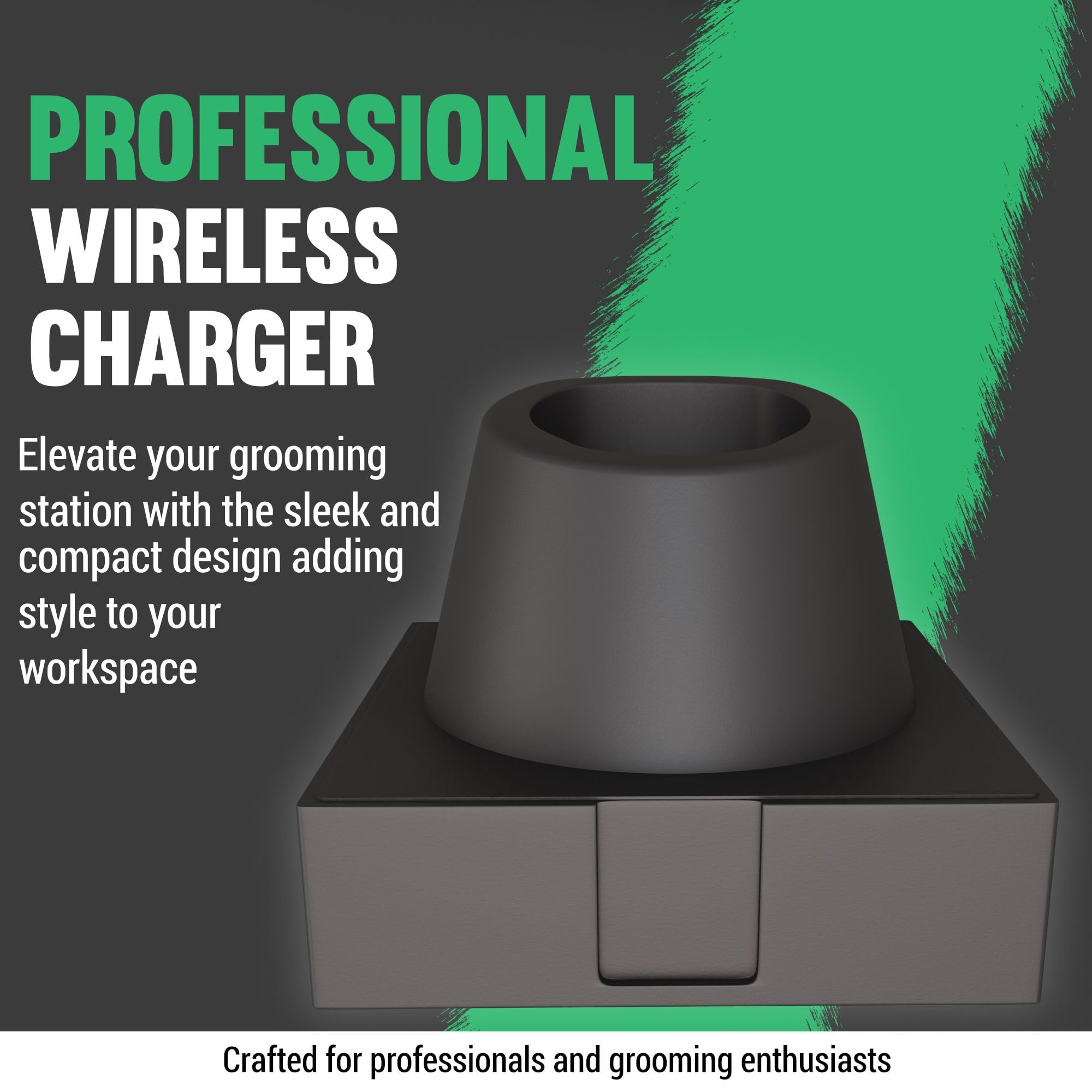 Tomb 45 Power Pod for Gamma and Stylecraft Ergo Trimer - All in One Charging Stand for Mens Trimmers - High Performance